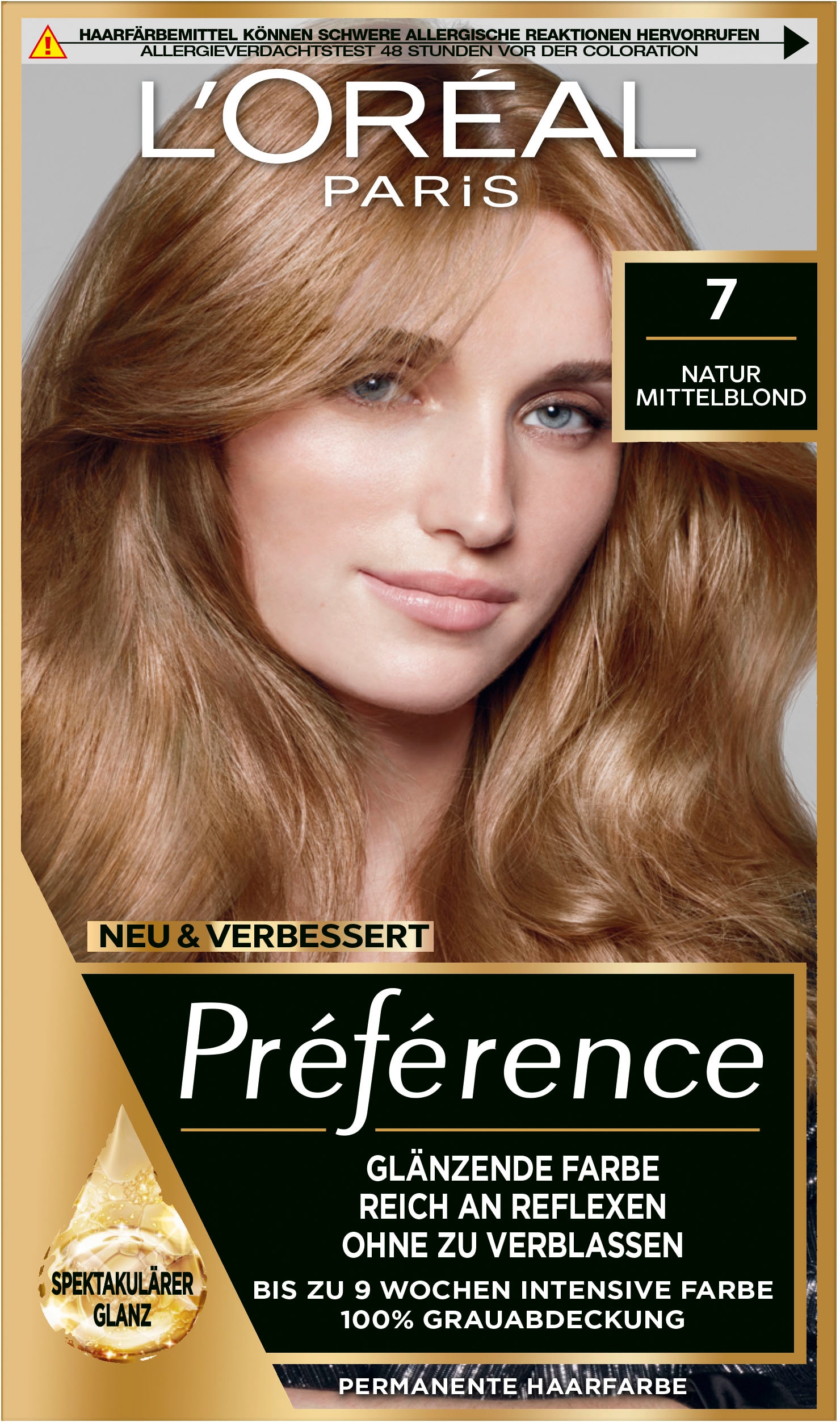 L'ORÉAL PARIS Coloration »Préférence«, (3er Pack), mit pflegender Formel