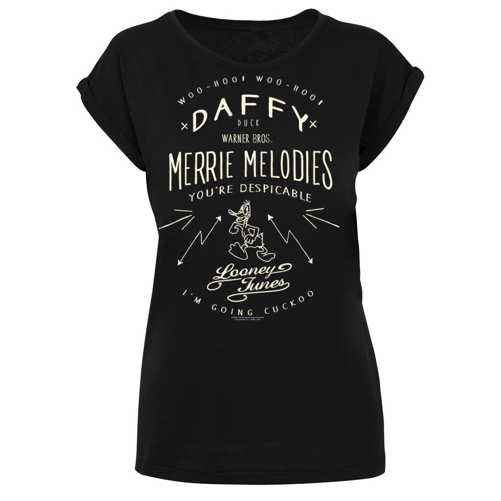 F4NT4STIC T-Shirt »Looney Tunes Daffy Duck Vintage Merrie Melodies«