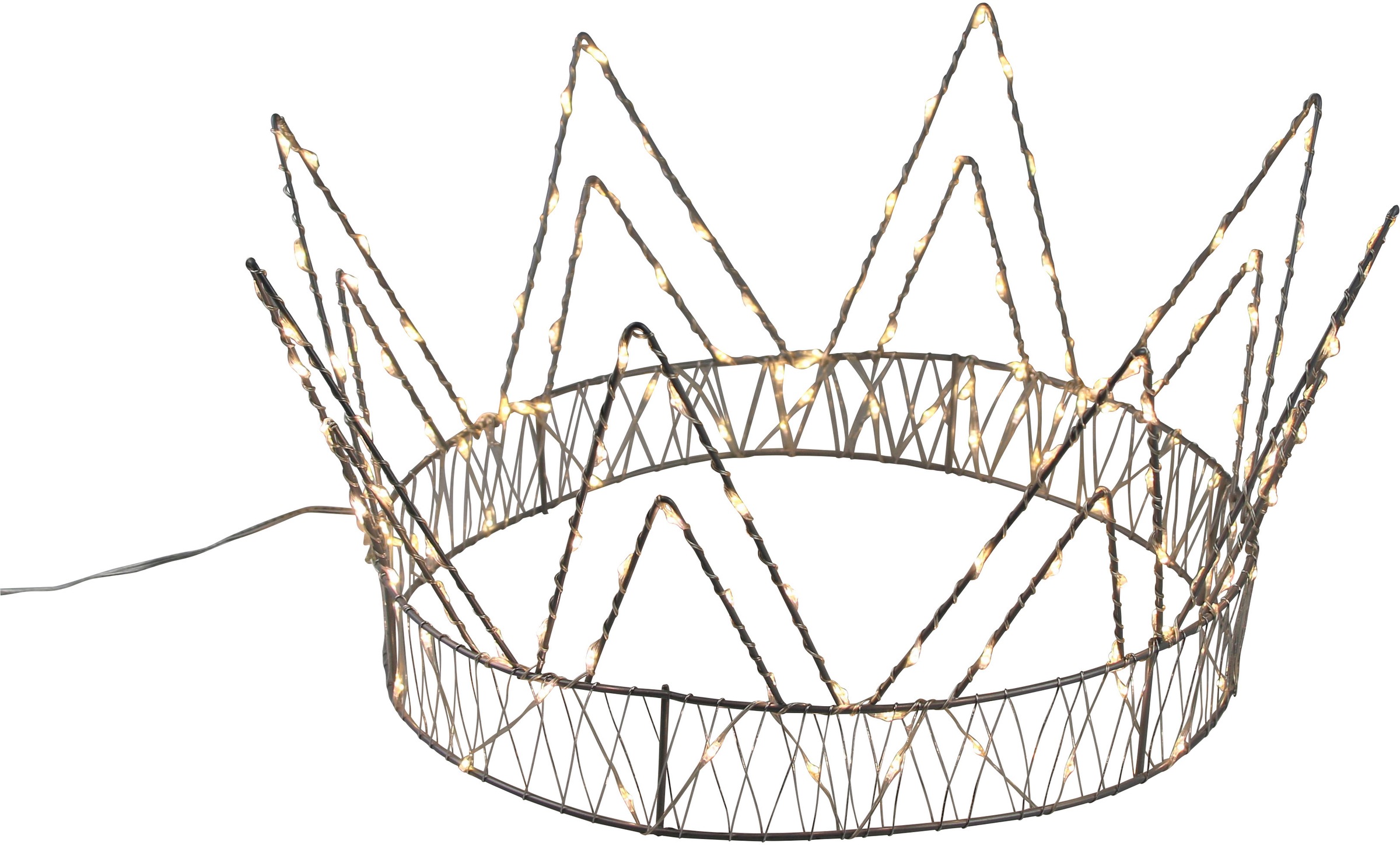 AM Design LED Dekoobjekt »Krone«, mit zahlreichen warmweißen LEDs
