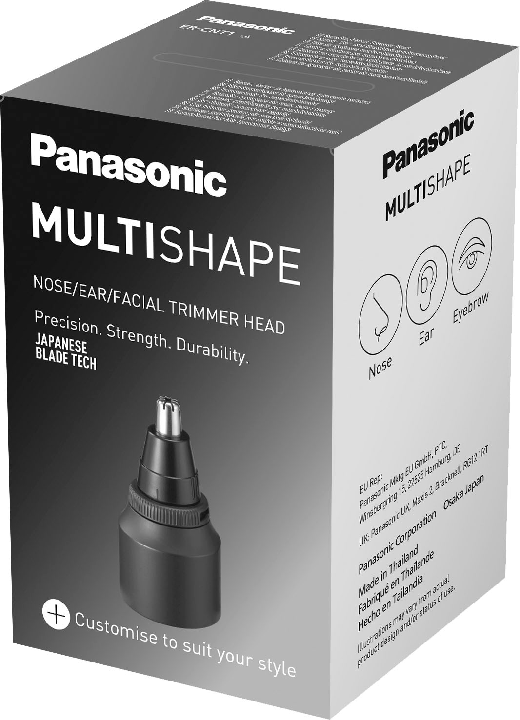 Panasonic Nasen- »Multishape und Aufsatz BAUR Nasenhaarschneider« Ohrhaartrimmeraufsatz 