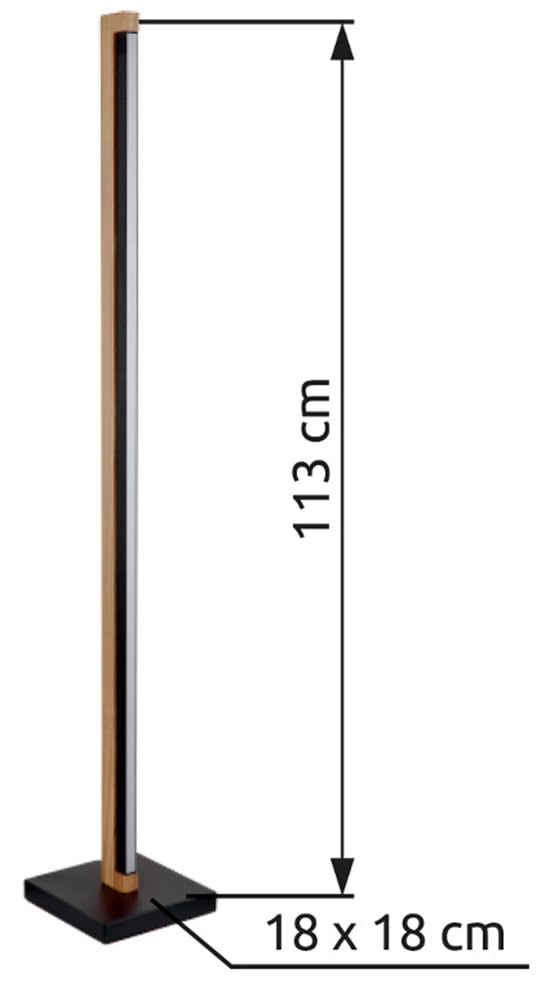 GLOBO LIGHTING Stehlampe »STARLA« LED-Modul 1 Stk. Warmweiß Stehlampe Wohnzimmer Schlafzimmer Flur Design-Leuchte