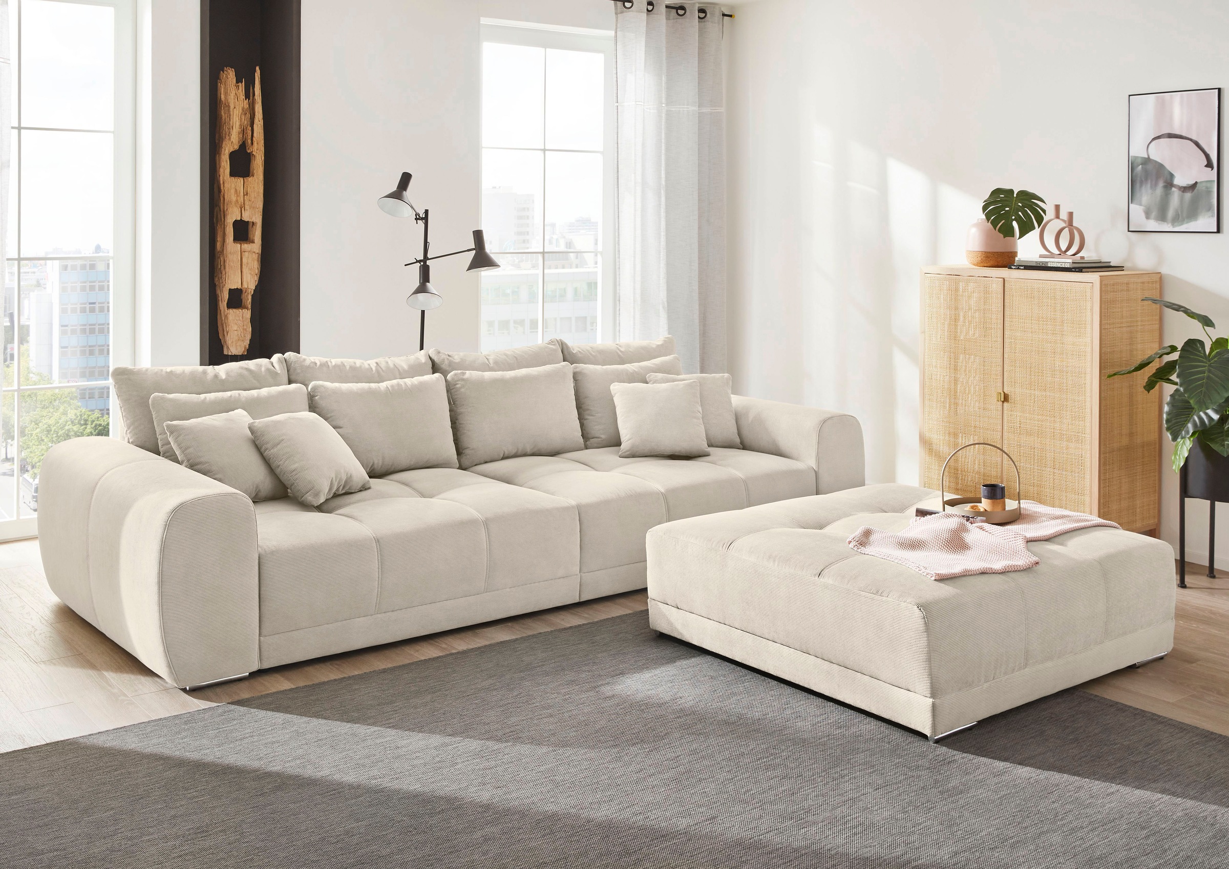 Jockenhöfer Gruppe Hocker "Moldau XXL, B: 120 cm" Mega-Hocker im XXL-Format günstig online kaufen