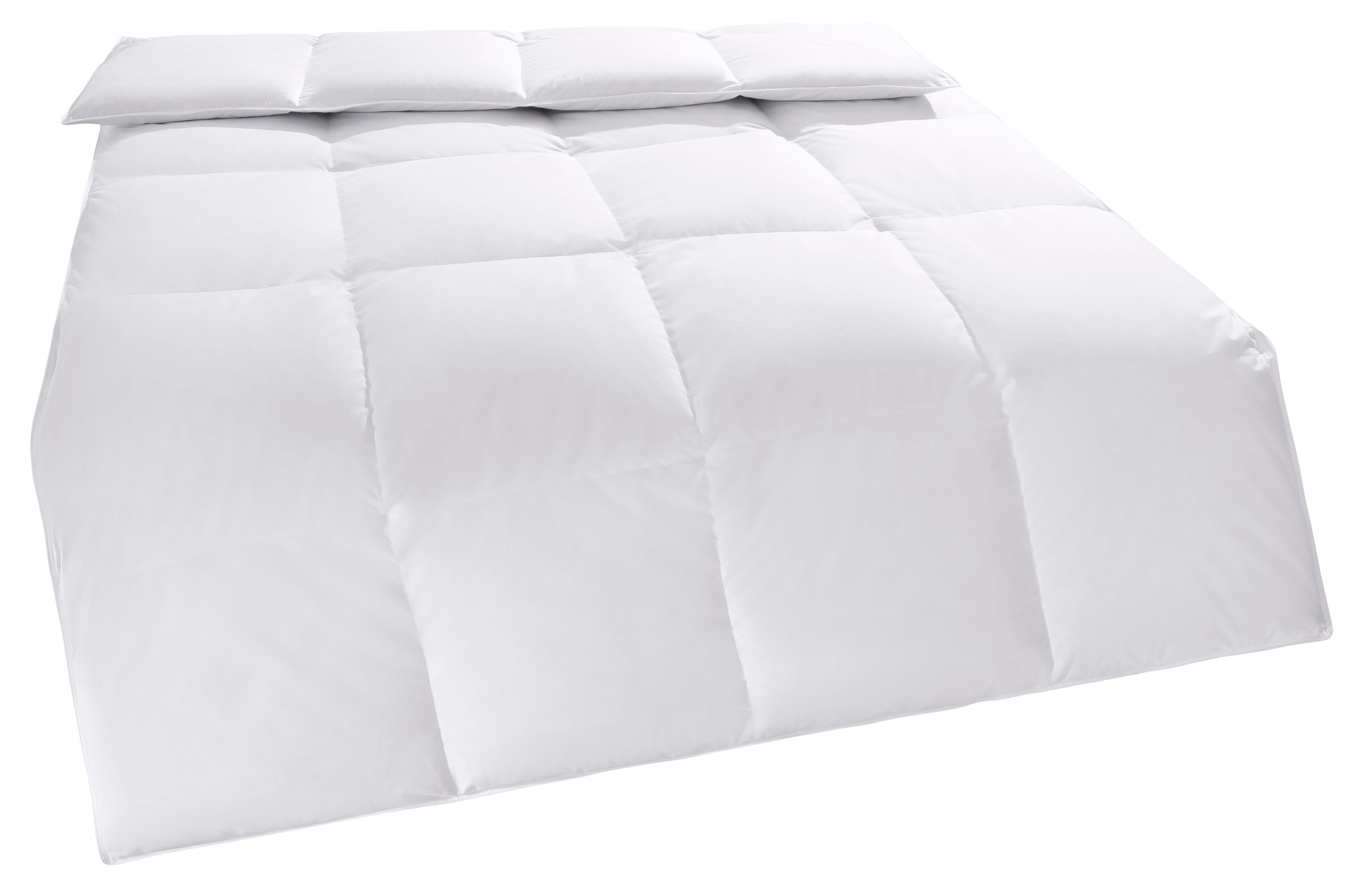 my home Daunenbettdecke + Kopfkissen »Cavanelle Bettdecke 135x200 cm, 155x220 cm«, (Spar-Set), Set mit Kissen 40x80 oder 80x80 cm, Sommer, Winter, Made in Germany