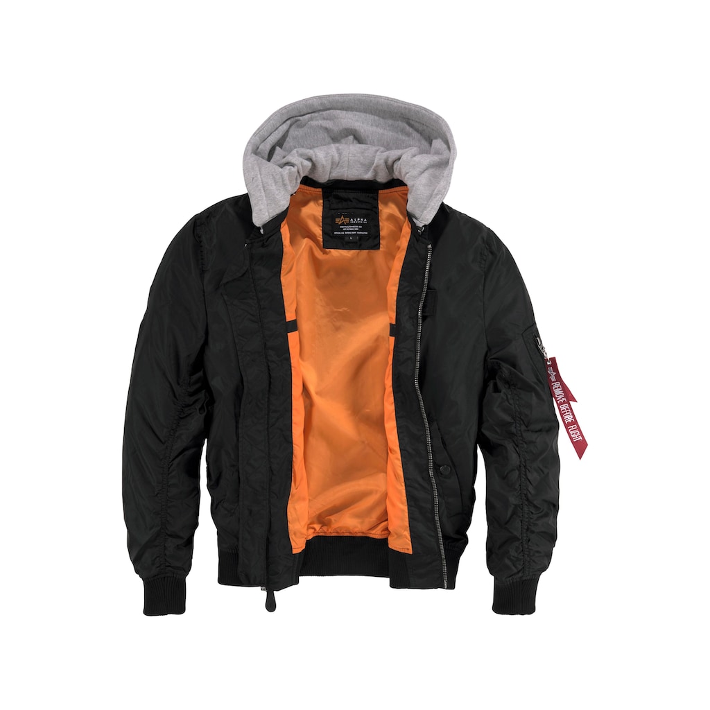 Alpha Industries Bomberjacke »MA-1 TT HOOD«, mit Kapuze