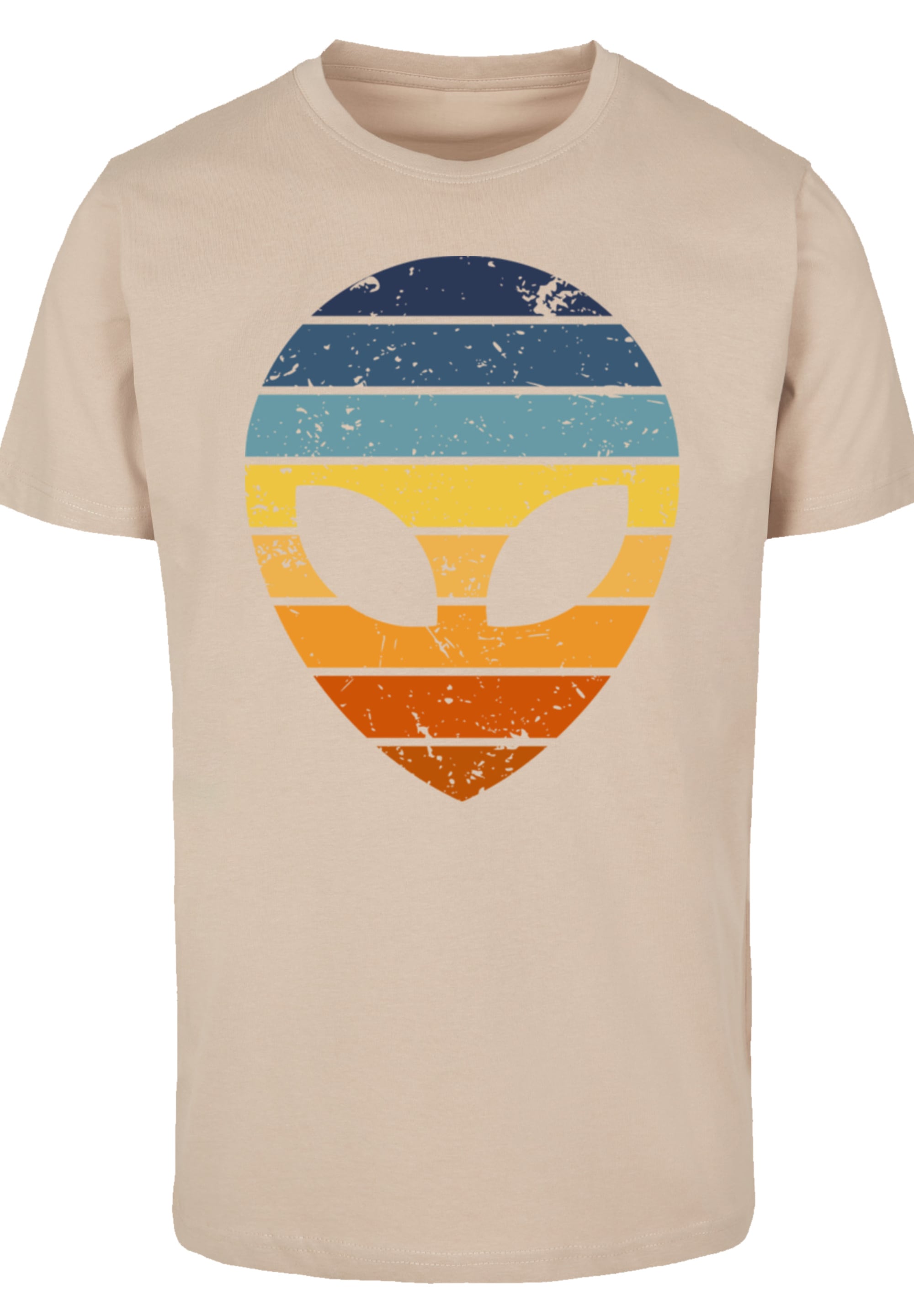 F4NT4STIC T-Shirt »Alien Sonnenuntergang Retro«, Premium Qualität
