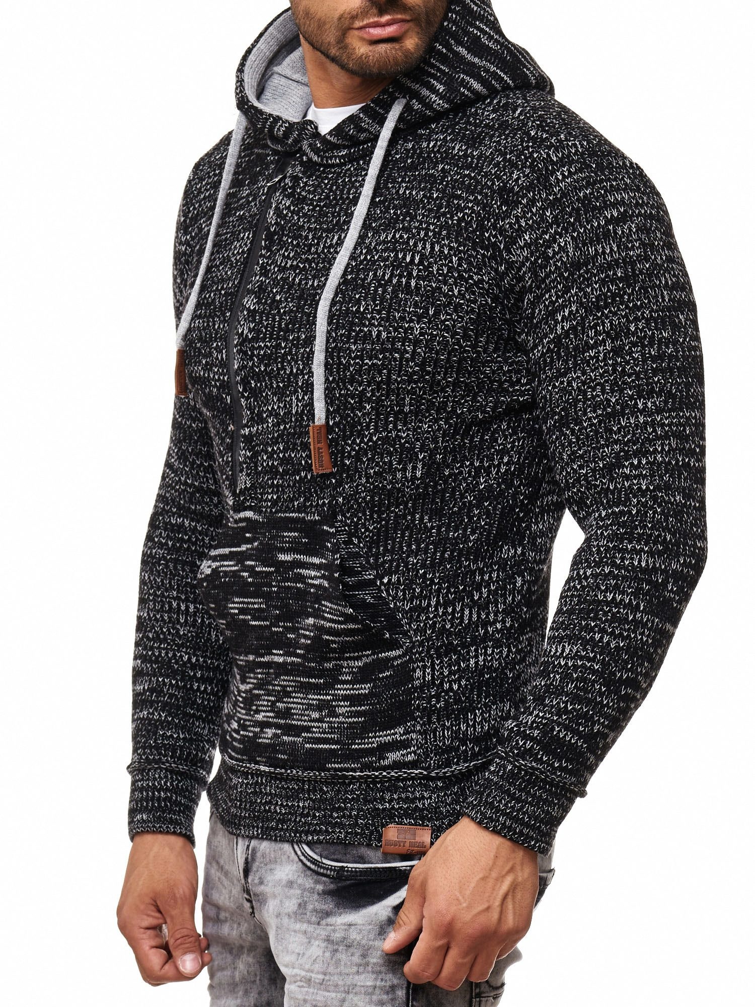 Rusty Neal Kapuzensweatshirt, mit stylischem Ausschnitt