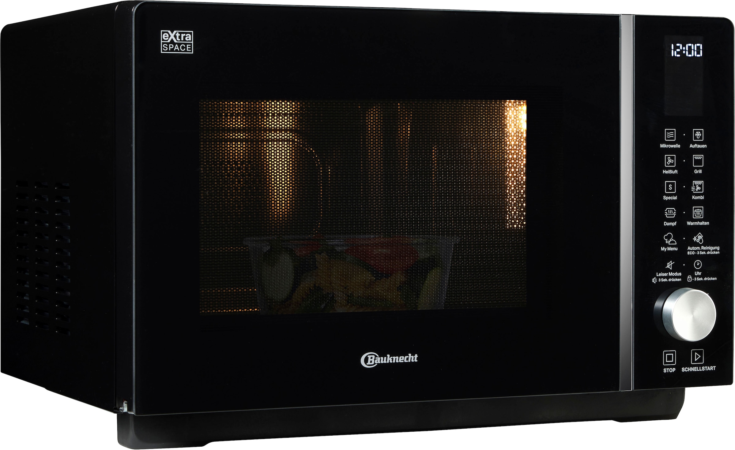 BAUKNECHT Mikrowelle "MF 255 B" Grill  Heißluft  Mikrowelle intelligente Te günstig online kaufen
