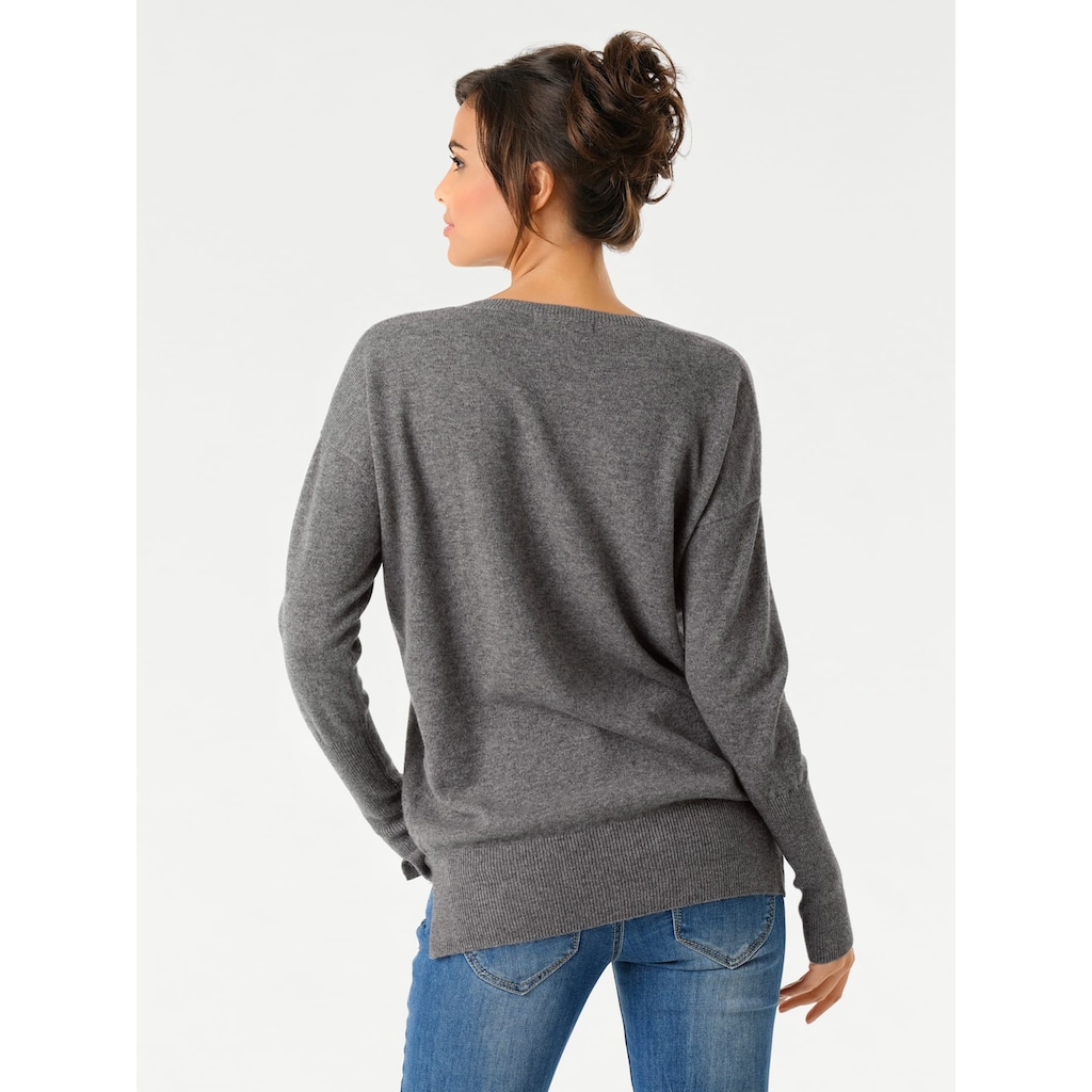 heine Strickpullover »V-Pullover«