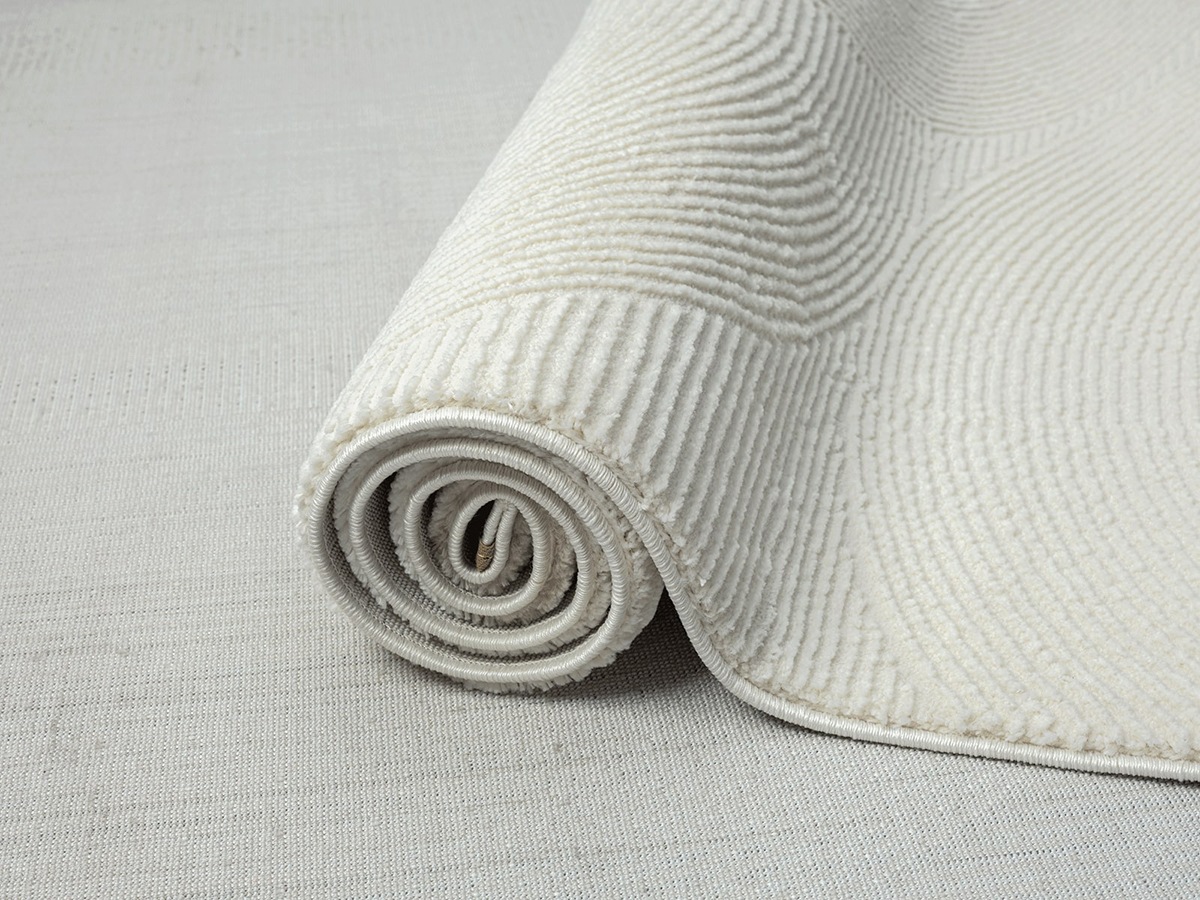 the carpet Teppich »Lima«, rund, 12 mm Höhe, Designer Teppich Flor 1 recyceltem Polyester waschbar