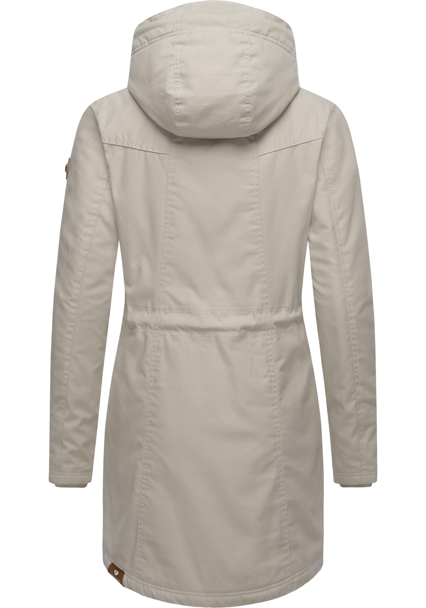Ragwear Wintermantel »Elsie«, stylischer Winterparka mit Kapuze und Teddyfleece