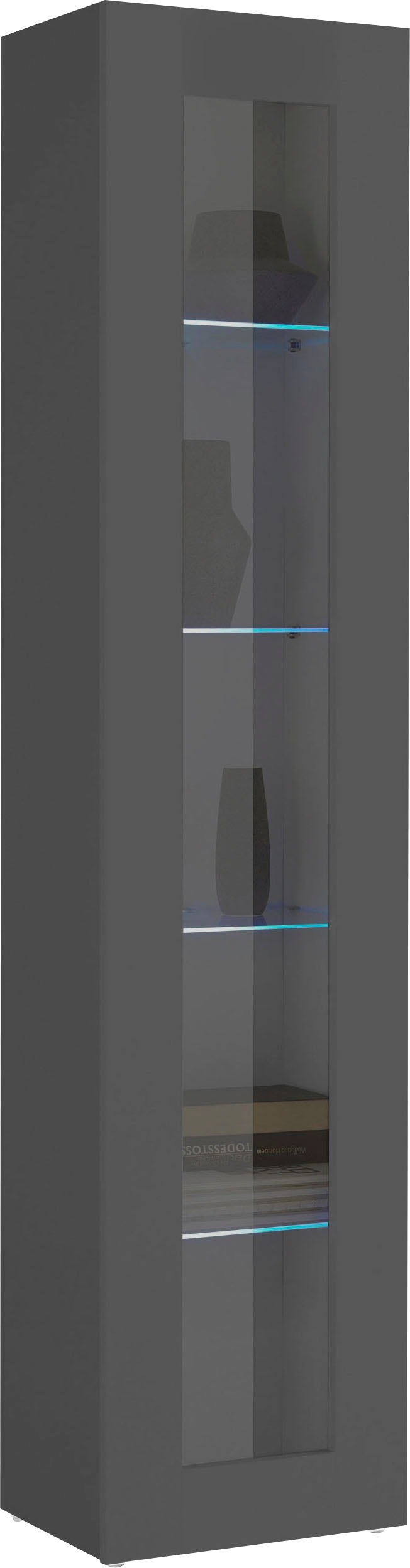 Thumbnail - Home affaire Vitrine "Maruska" 1 Stk. tlg. Glasvitrine, Stauraumvitrine, stehend und hängend montierbar