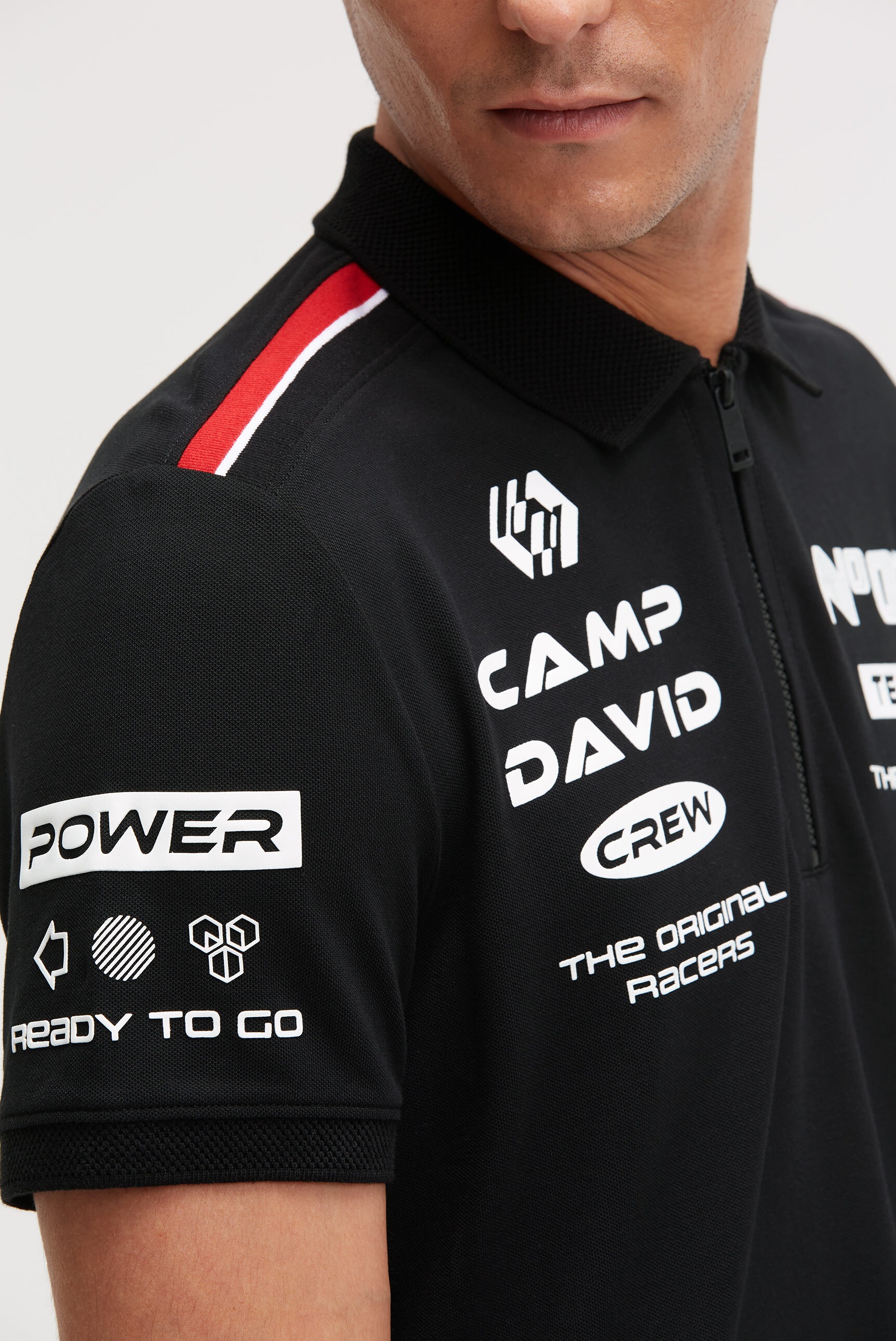 CAMP DAVID Poloshirt mit Baumwolle