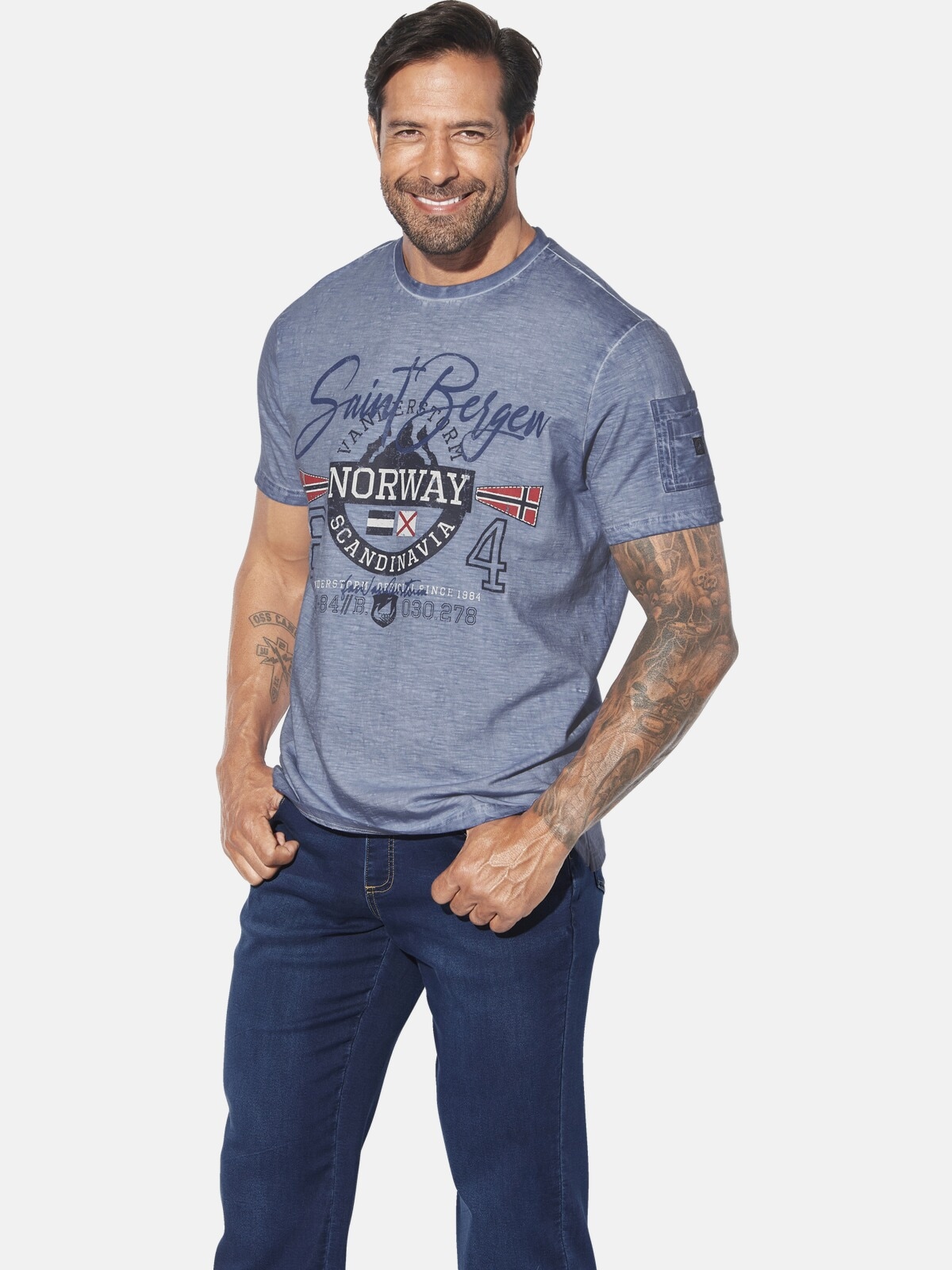 Jan Vanderstorm T-Shirt "T-Shirt HELGO" günstig online kaufen