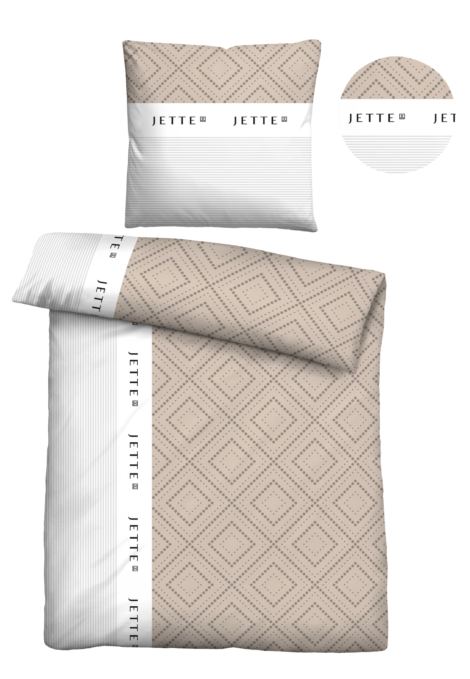 JETTE Bettwäsche »0401615«, hautfreundlich, kühlend, entworfen von der Designerin Jette Joop