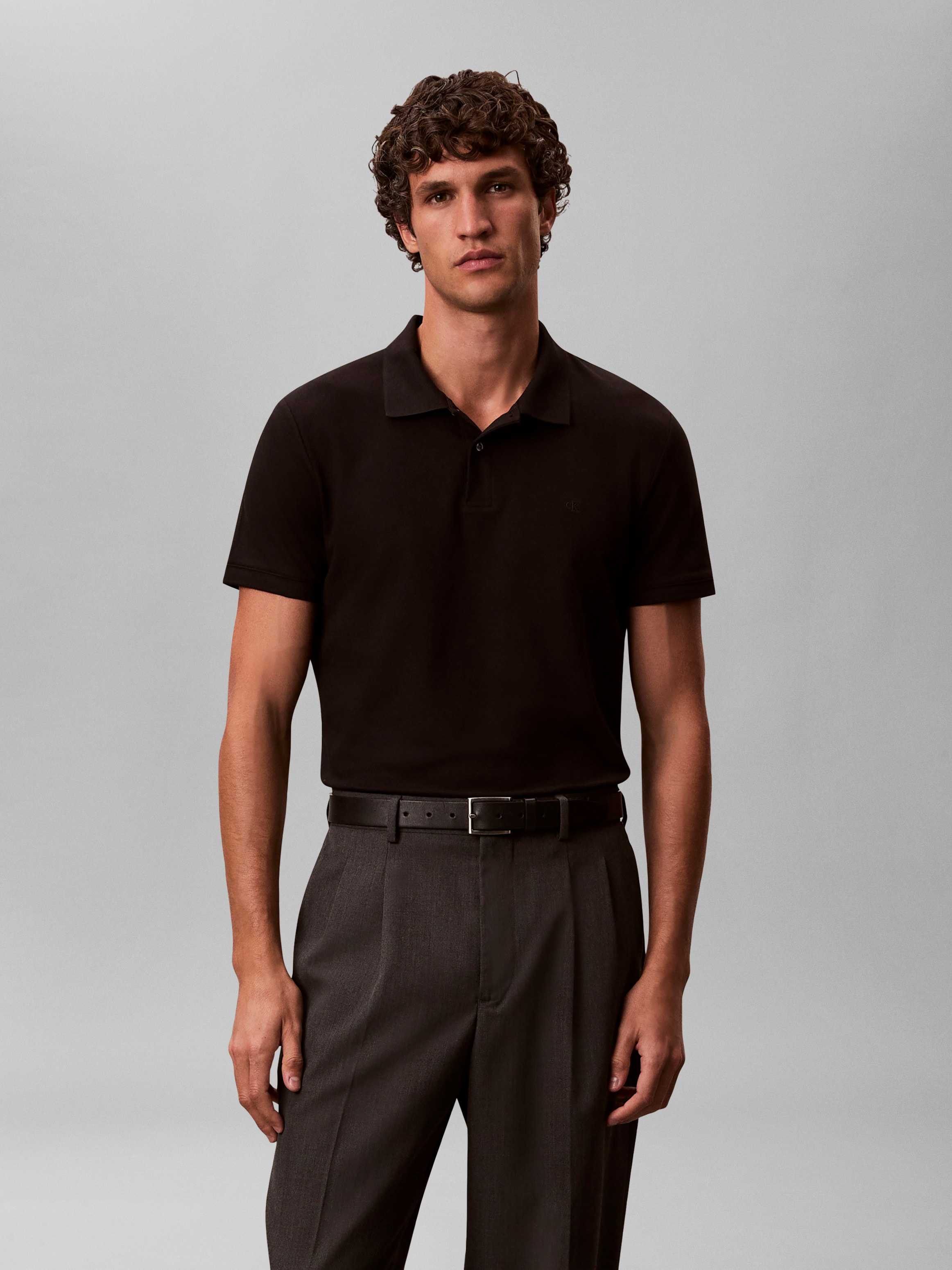 Calvin Klein Poloshirt "SS SLIM REFINED PIQUE POLO" slim fit