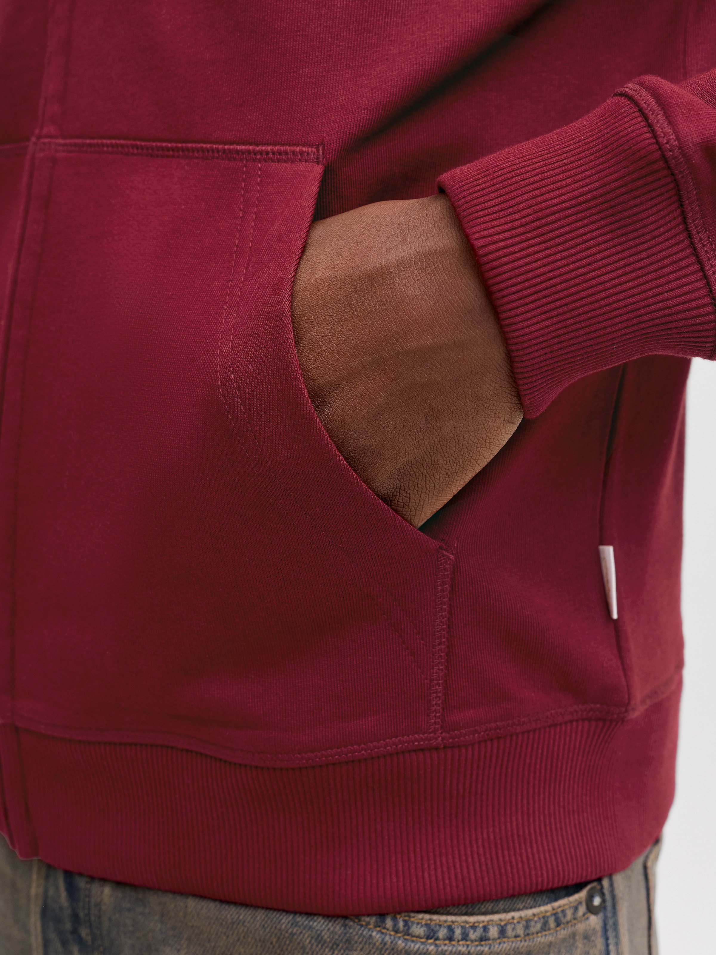 Thumbnail - Jack & Jones Kapuzensweatshirt "JORNORREBRO EMB SWEAT ZIP HOOD NOOS", mit Stickerei