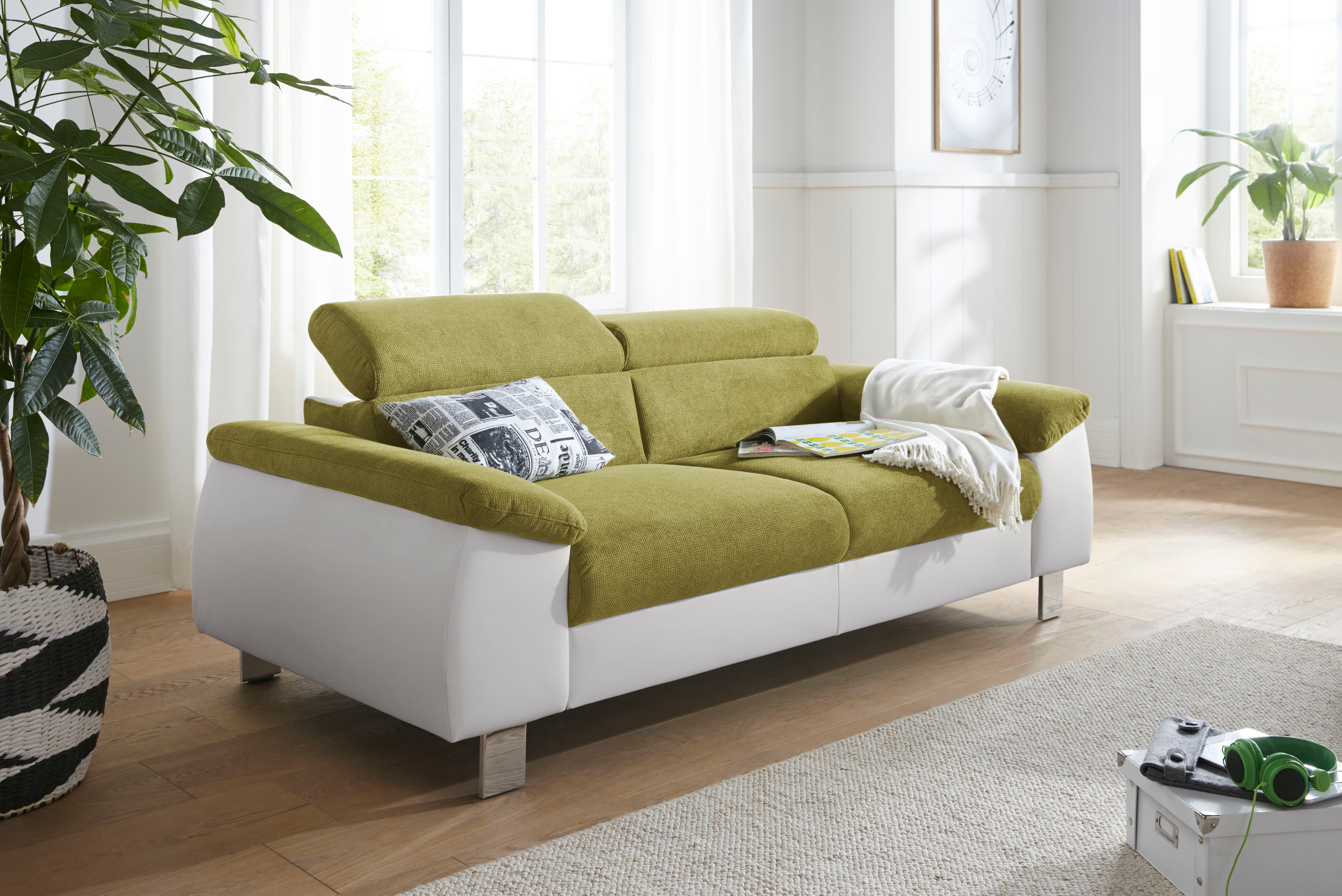 COTTA 3-Sitzer "Komaris, B: 193 cm" mit Kopfteilverstellung