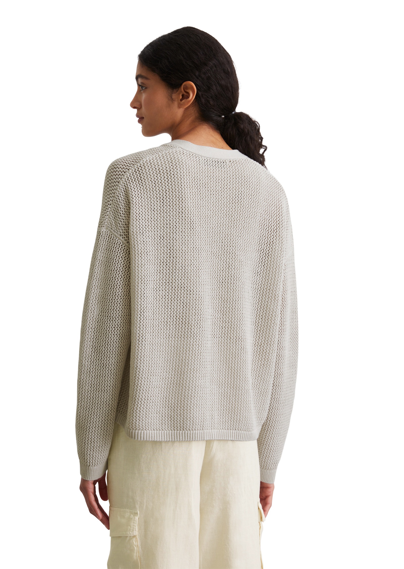 Marc O'Polo Cardigan »aus Baumwolle-Leinen-Mix«