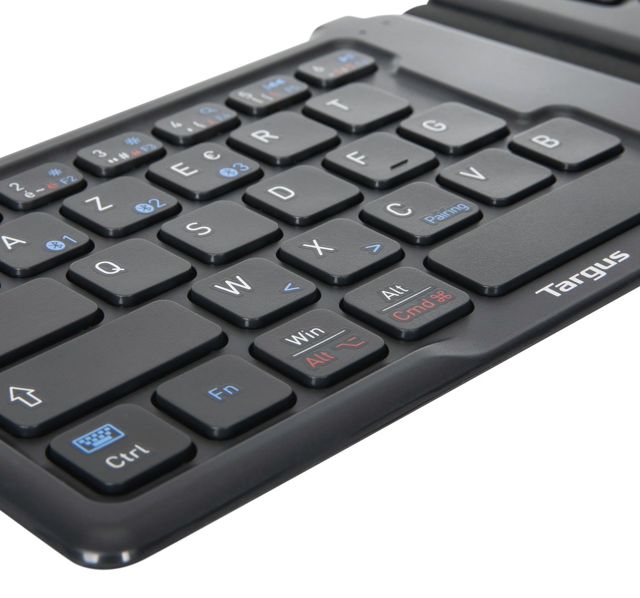 Targus ergonomische Tastatur »Ultra-Compact Ergo Bluetooth-Universal-Keyboard (FR)«, (ergonomische Form)
