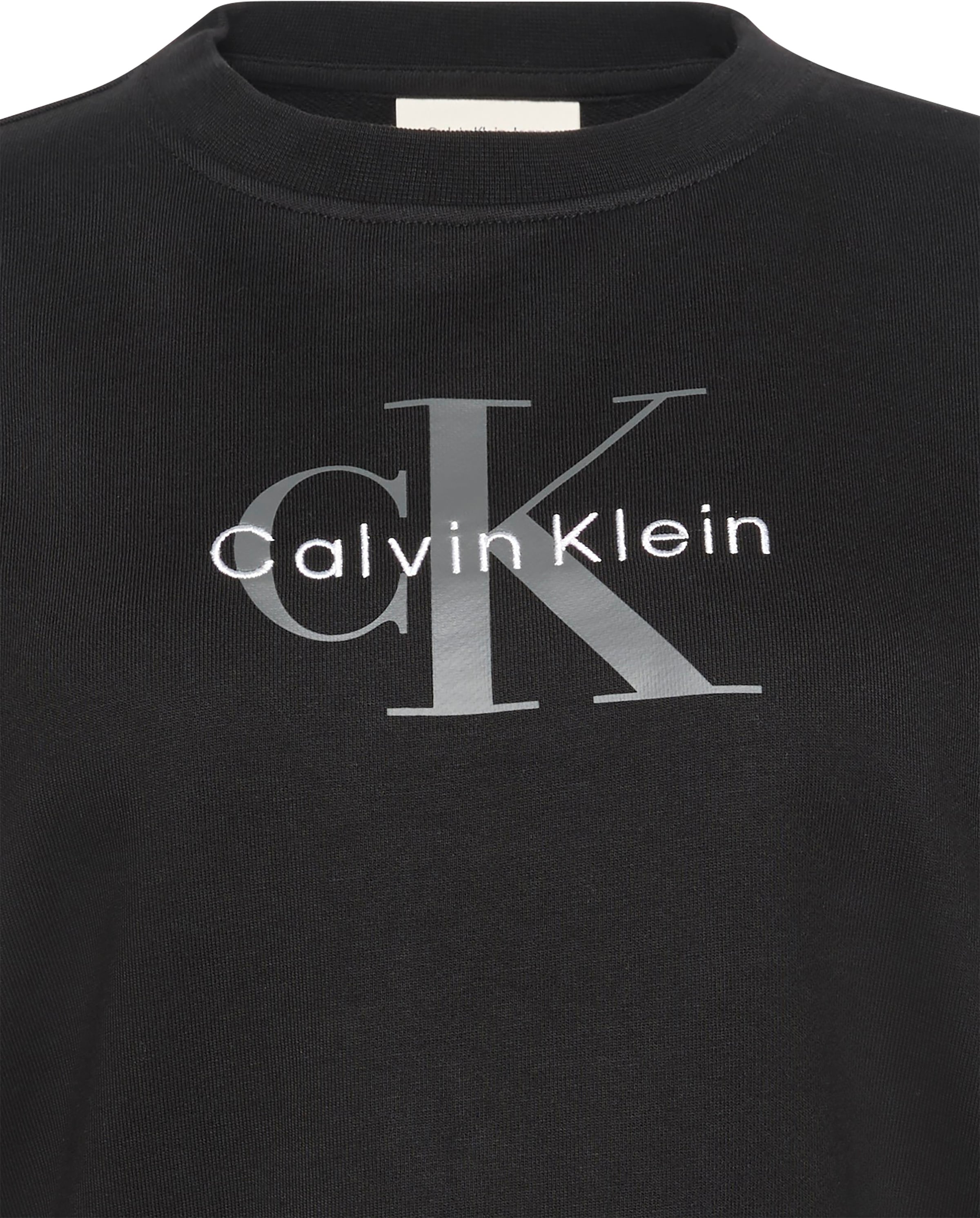 Calvin Klein Jeans Sweatshirt »LS MNLG FRNCH TRRY R«, Mit Rundhalsausschnitt