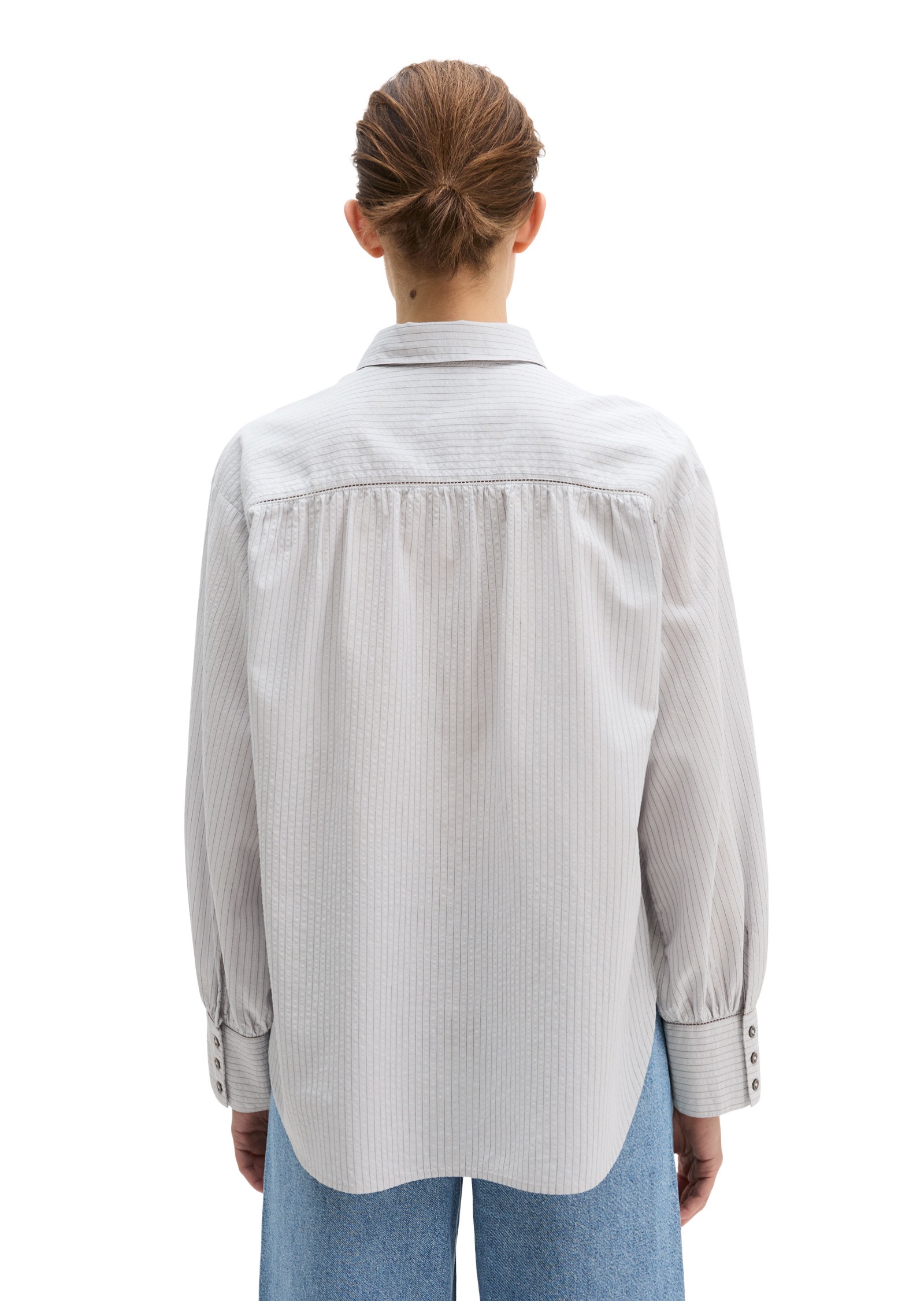 Marc O'Polo Langarmbluse »aus Organic-Cotton-Viskose-Mix«