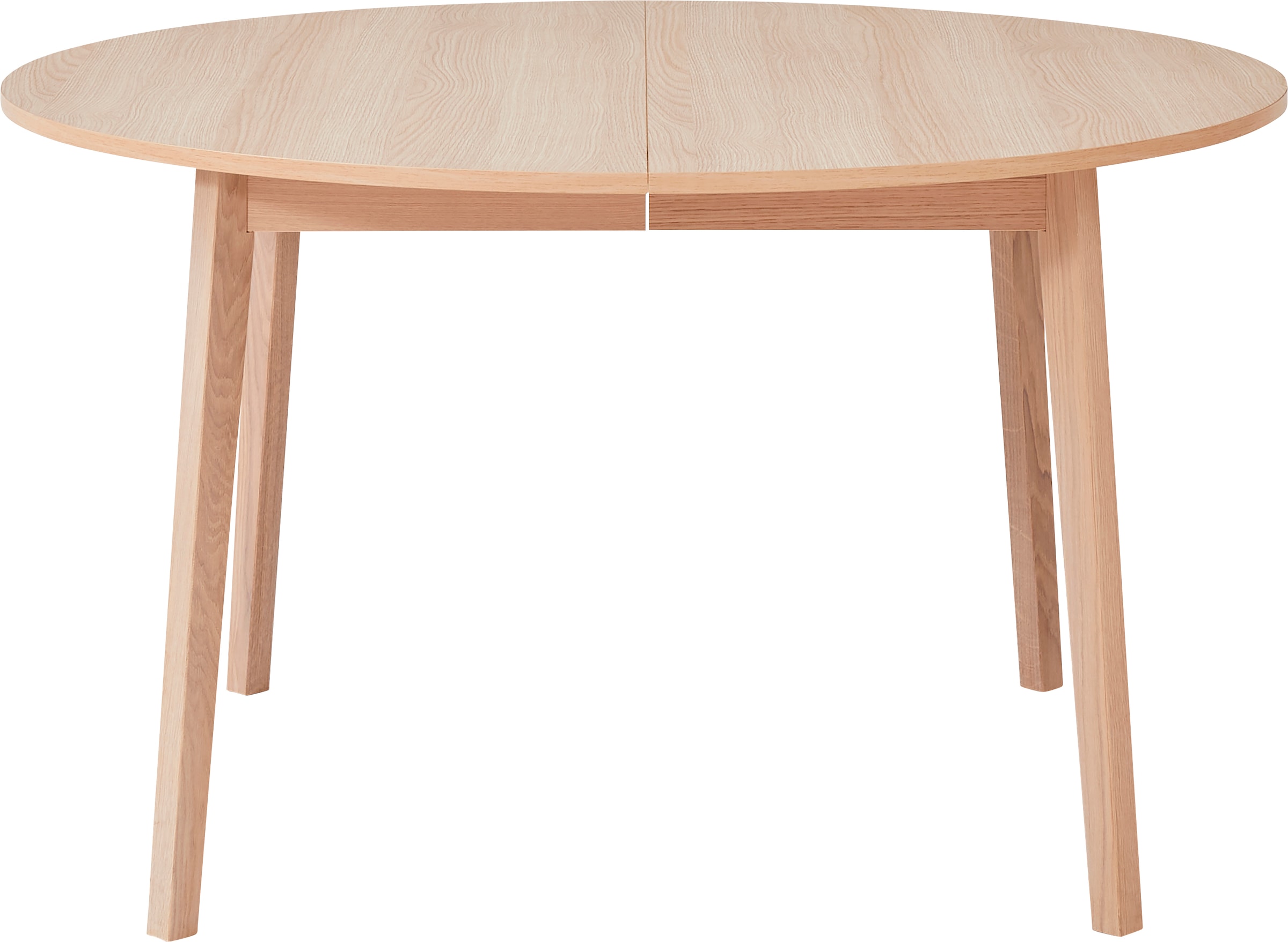 Hammel Furniture Esstisch »Basic by Hammel Single«, Ø130/228 cm, Gestell  aus Massivholz, inklusive 2 Einlegeplatten kaufen | BAUR