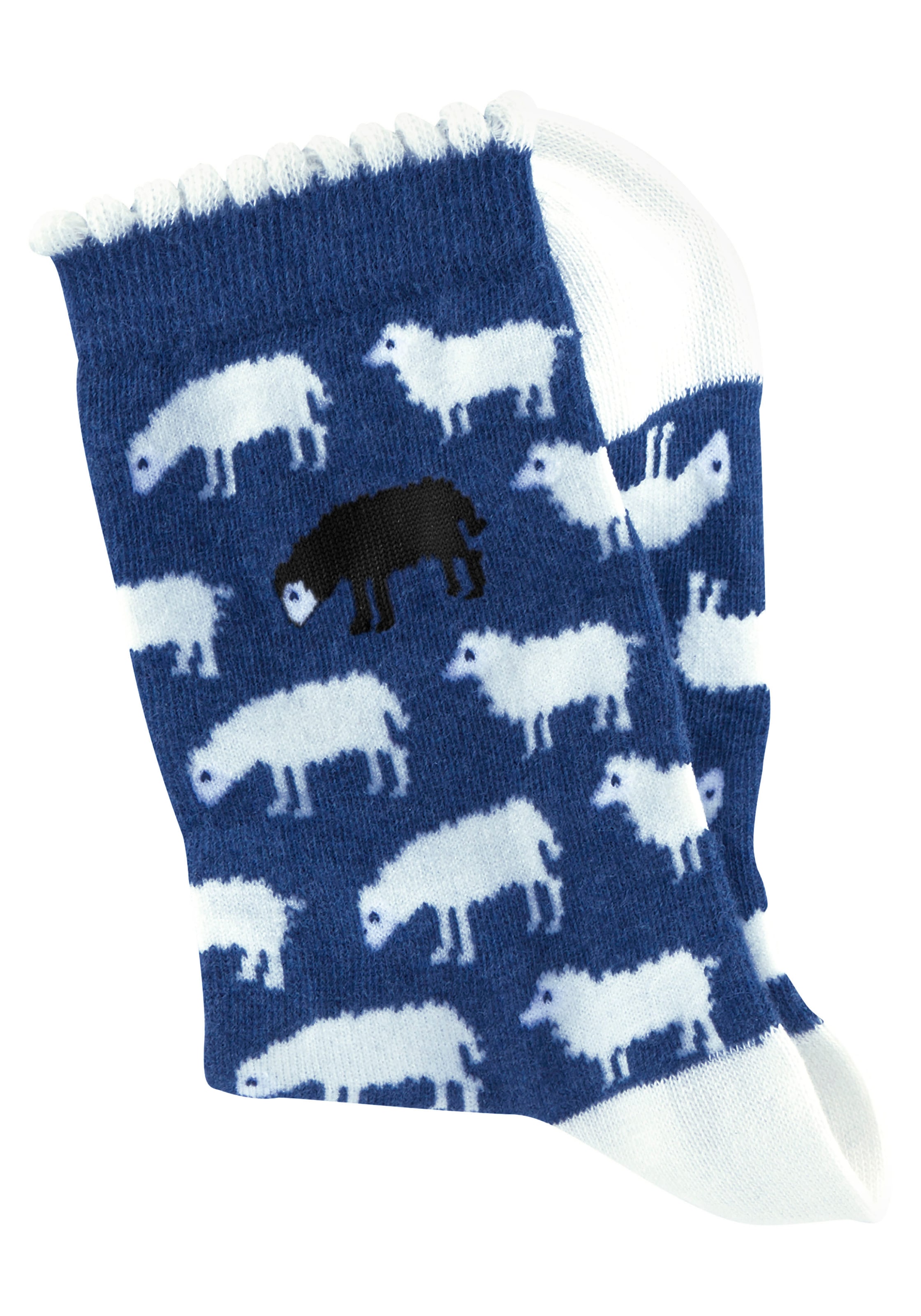 H.I.S Socken, (Packung, 3 Paar), mit feinem Muschelabschluss