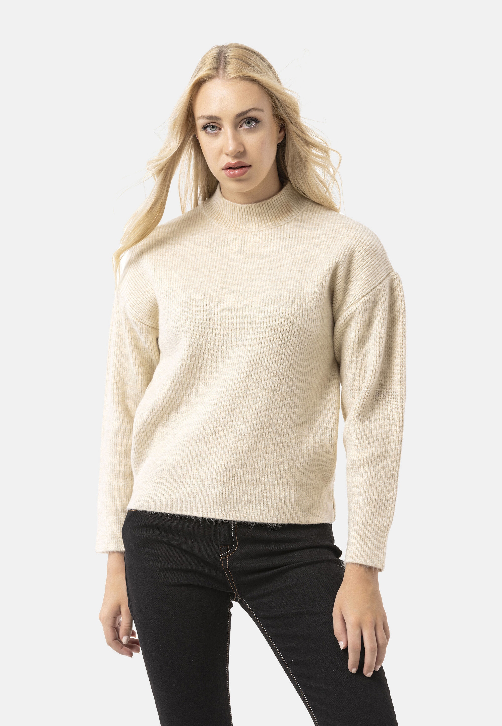 Cipo & Baxx Strickpullover »WP262« 1 Stk. hochwertiger Strick