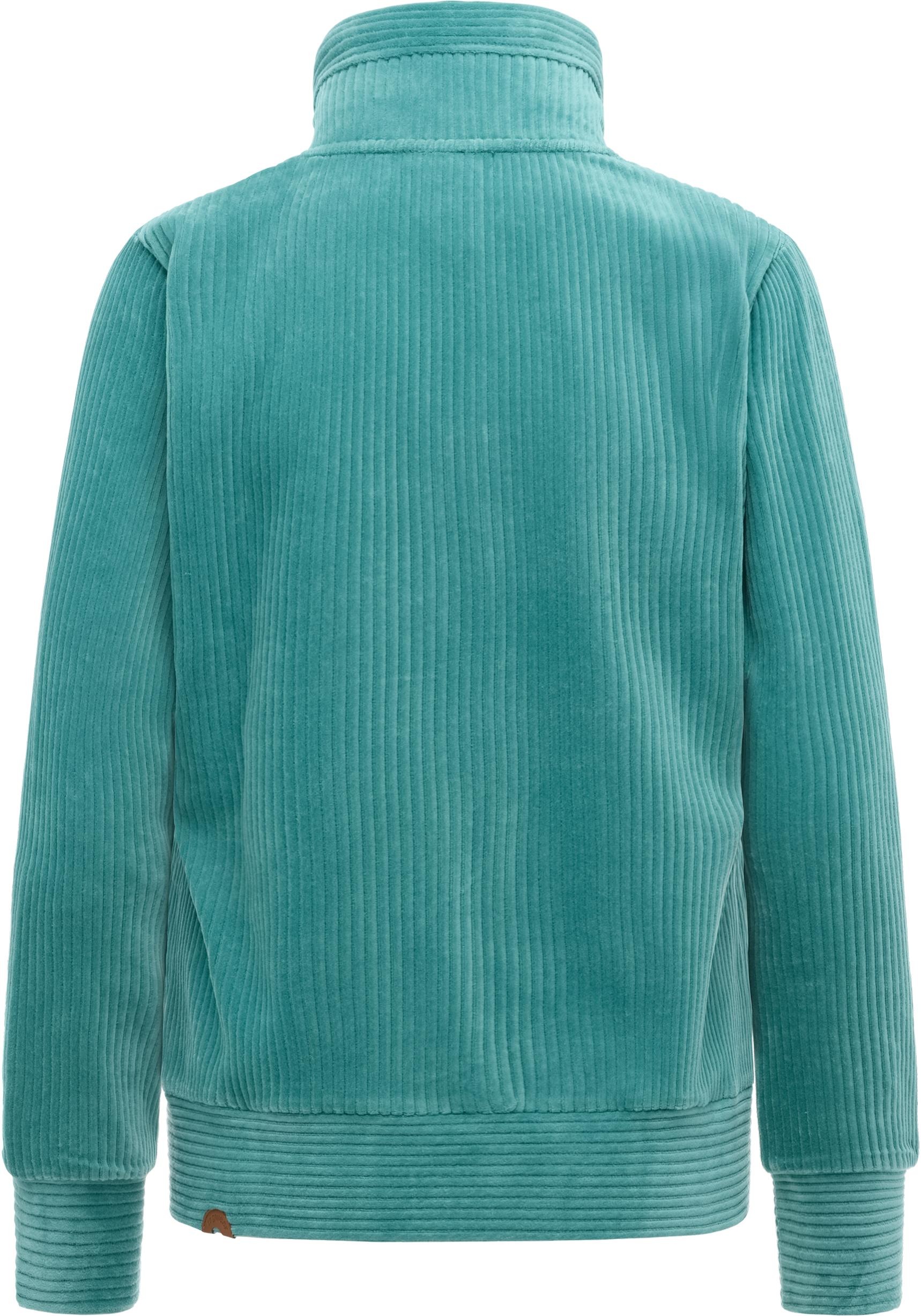 Ragwear Ronette Cordy Sweatshirt Jacket Petrol M 2