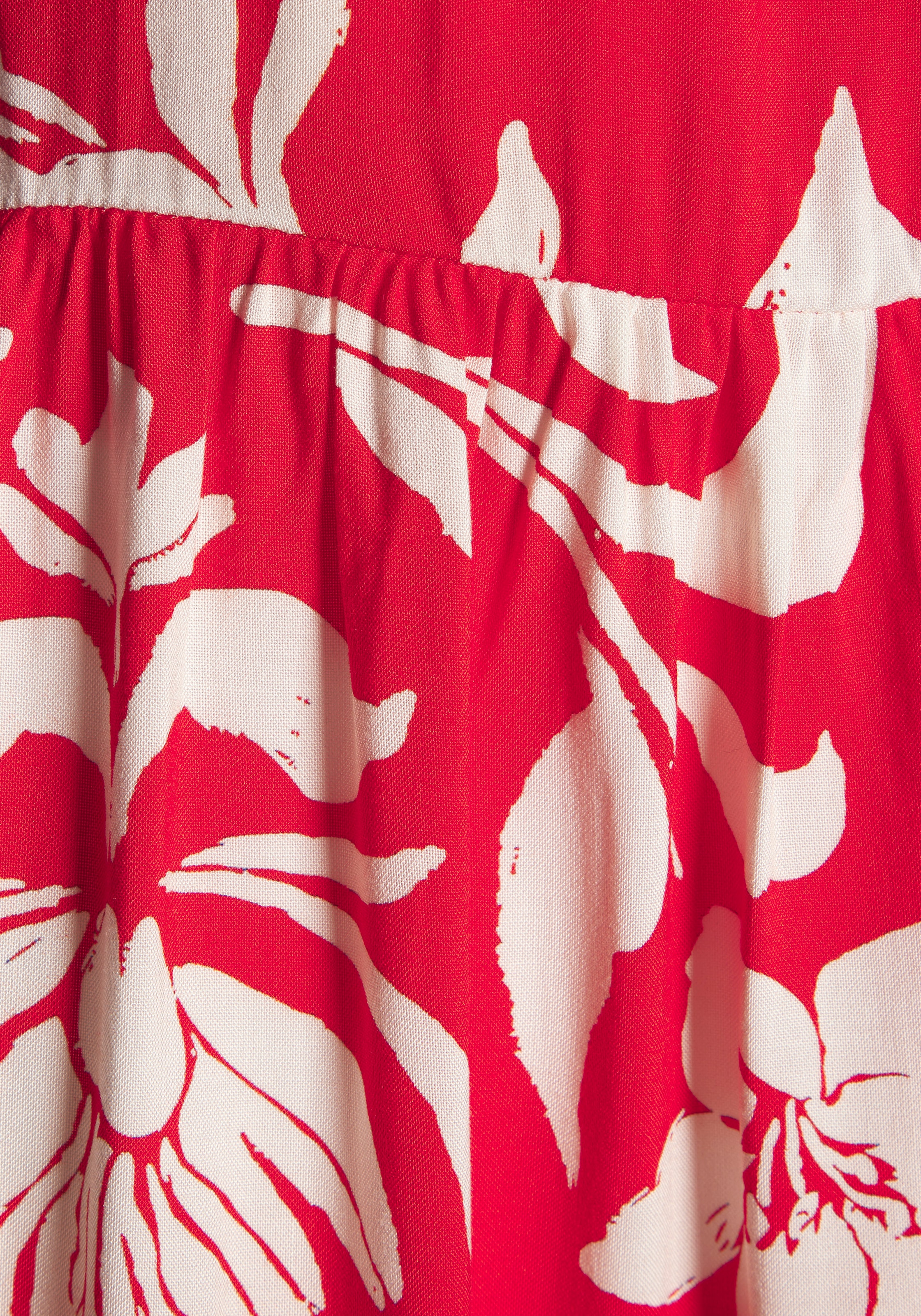 LASCANA Maxikleid mit Blumenprint und Knopfleiste, Sommerkleid, Strandkleid