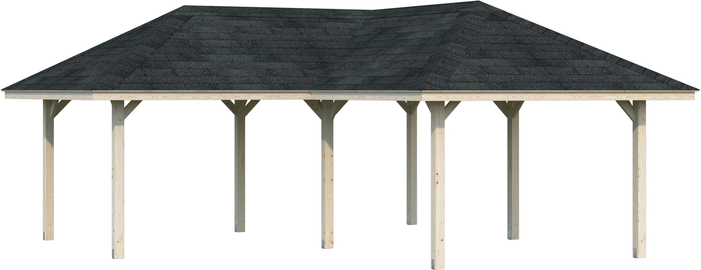 Palmako Holzpavillon "Bianca 24,9 m²" BxTxH: 672x672x319 cm