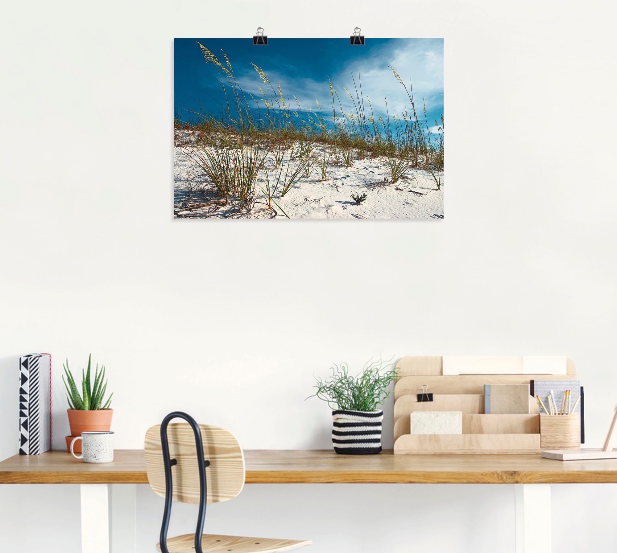 Artland Wandbild "Sanddüne und Gräser", Strand, (1 St.), als Alubild, Outdo günstig online kaufen