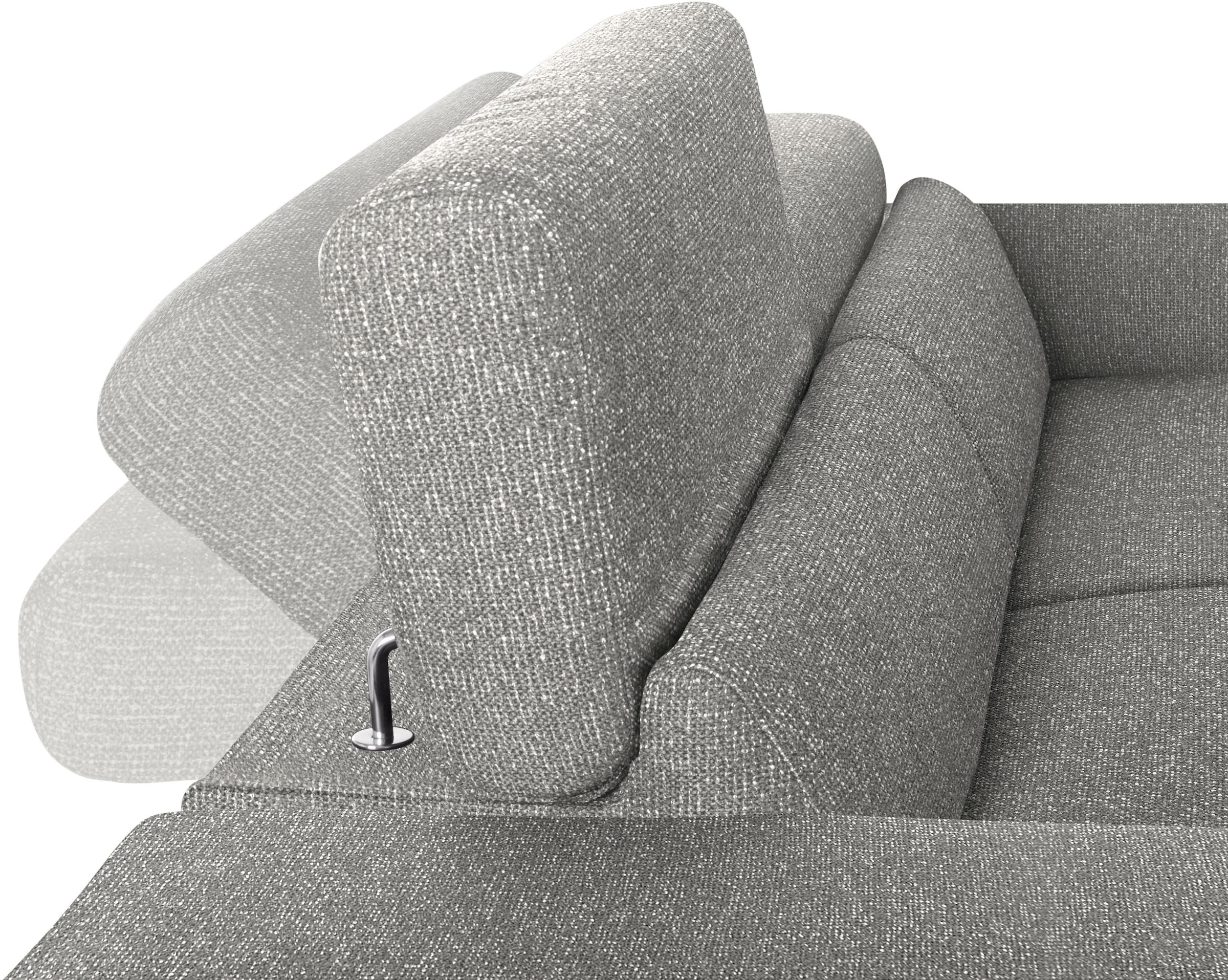 W.SCHILLIG 2-Sitzer »finn«, German Design Award 2016, Fußgestell Chrom glänzend, Breite 210 cm