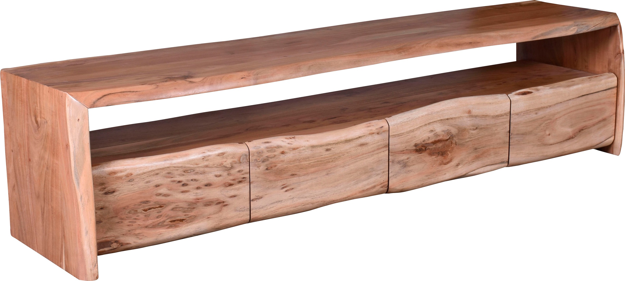 Thumbnail - SIT Lowboard "Albero" massive Akazie mit Baumkante, Breite 190 cm