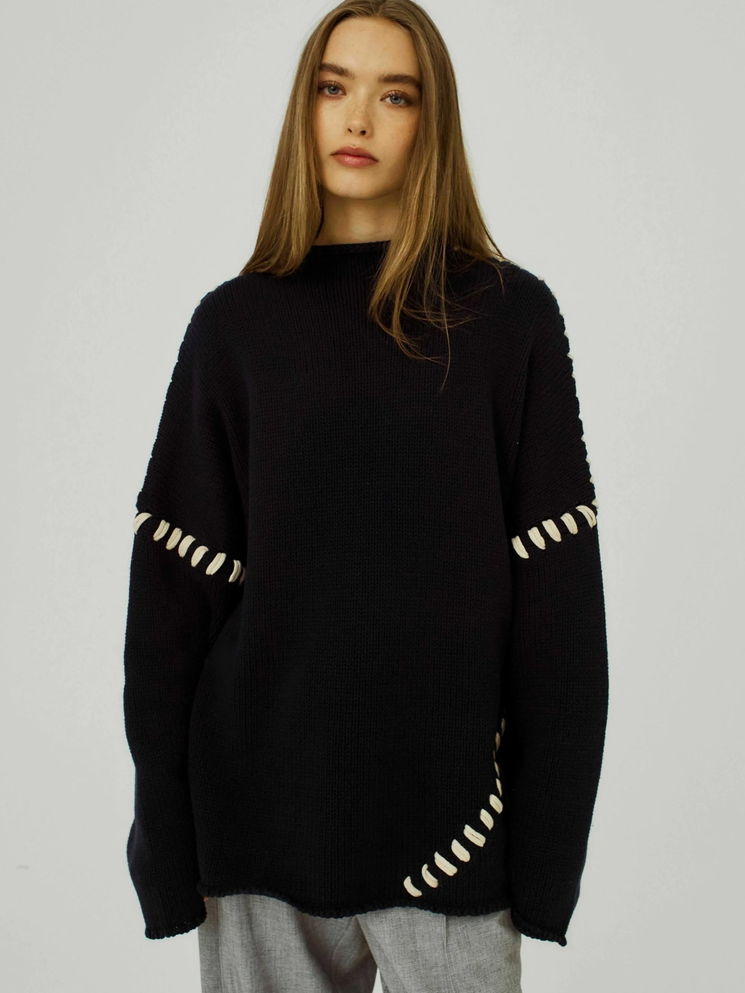 NORR Strickpullover "NORR sweater Strings" günstig online kaufen