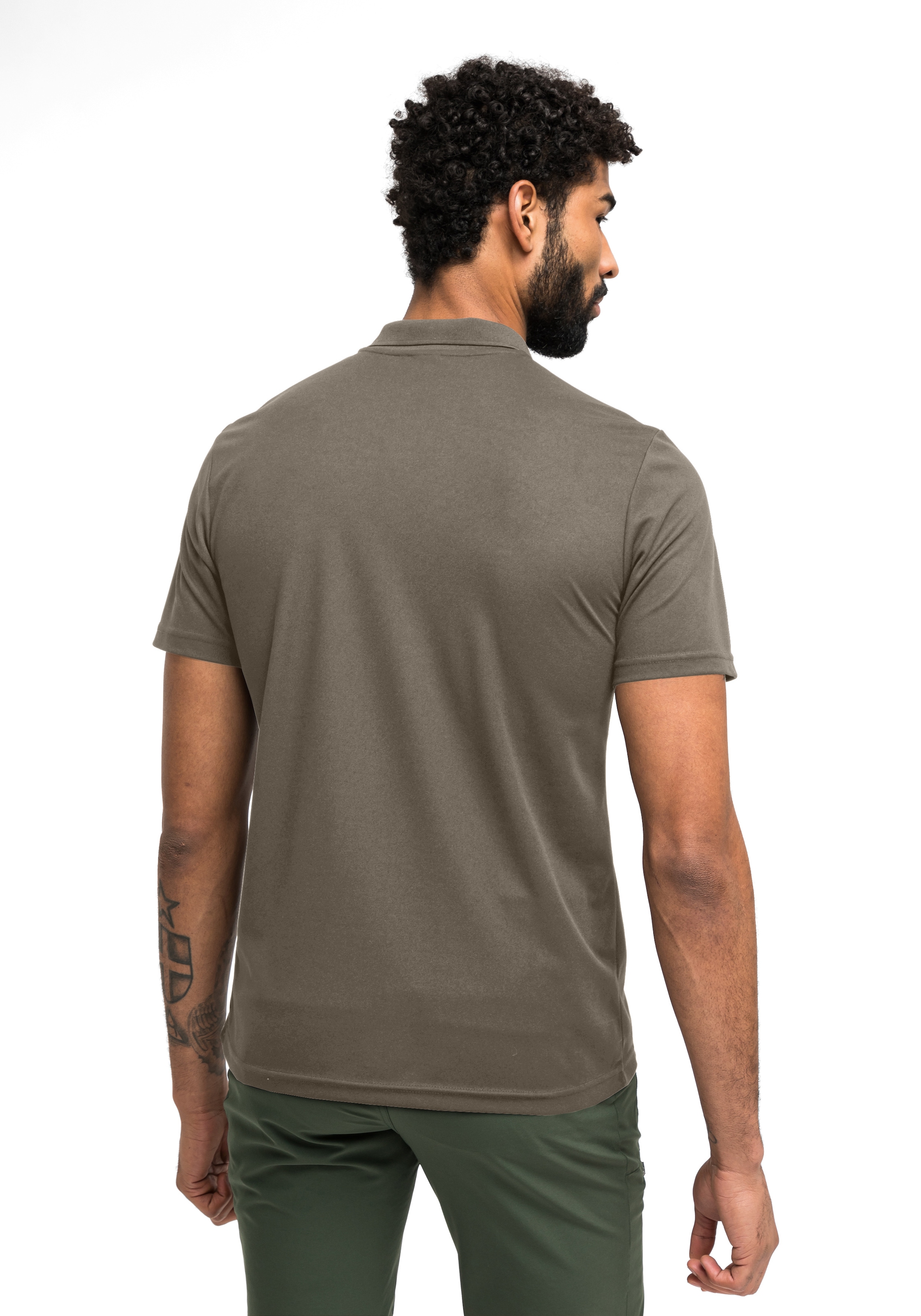 Maier Sports Poloshirt »Ulrich« Herren Polo kurzarm, leichtes Shirt, Funktionsshirt mit Kragen Reg Fit