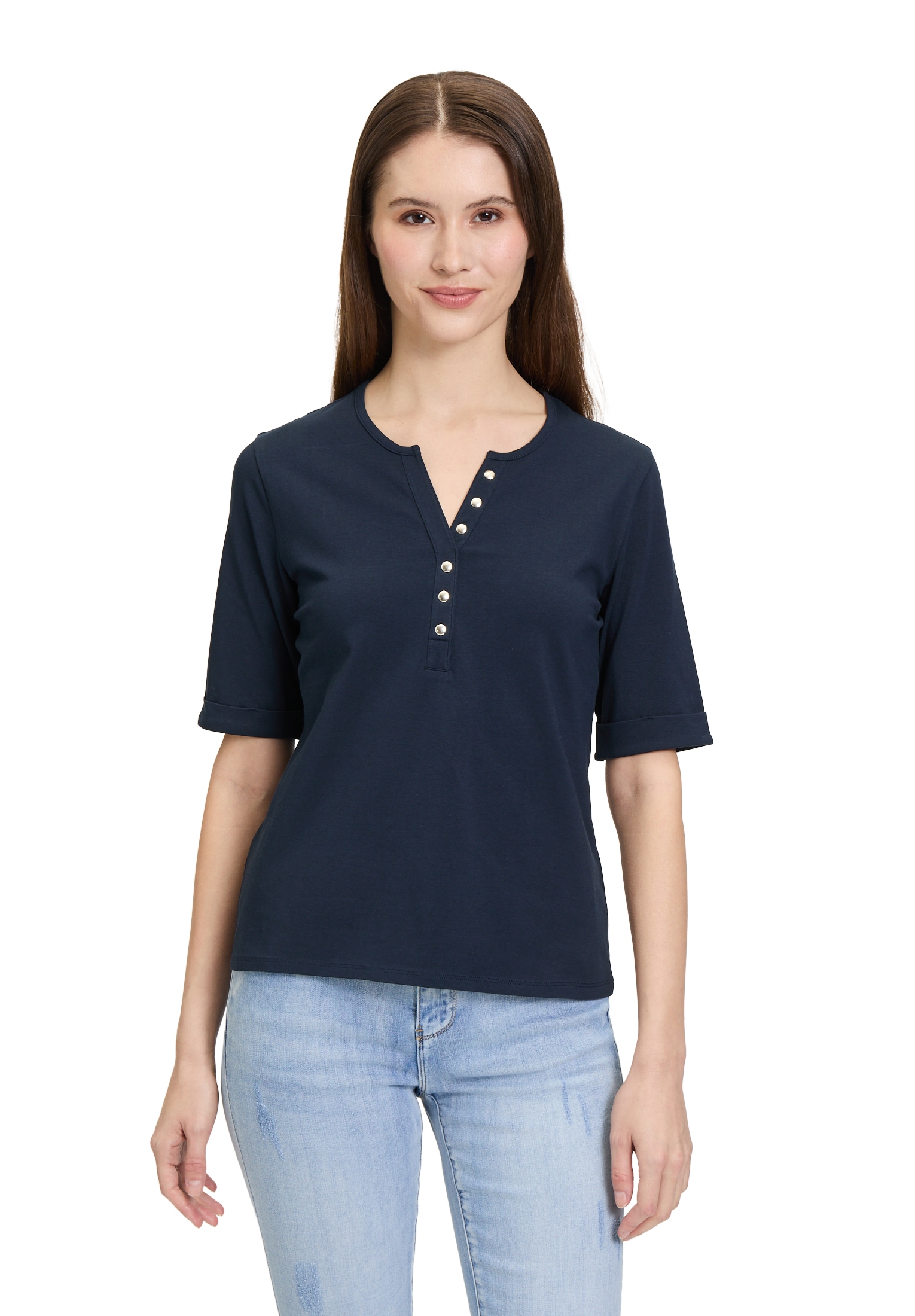 Betty Barclay Kurzarmshirt » Basic Shirt su Knöpfen«...