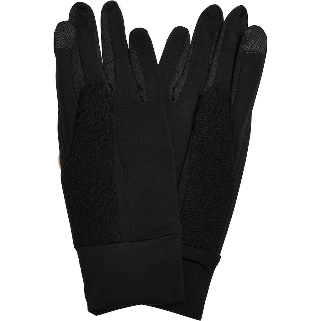URBAN CLASSICS Baumwollhandschuhe »Unisex Logo Cuff Performance Gloves«