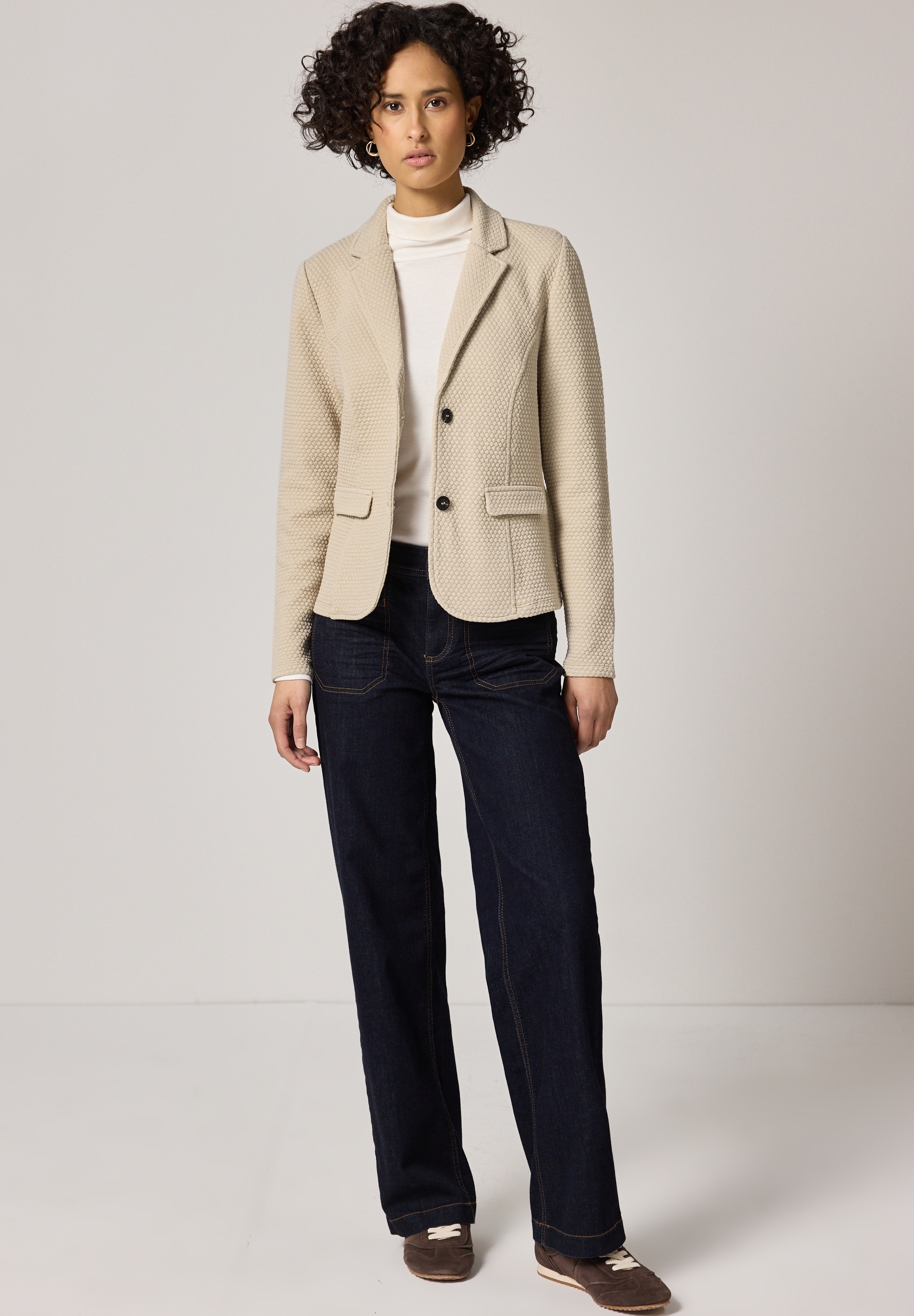 STREET ONE Kurzblazer mit Struktur-Muster