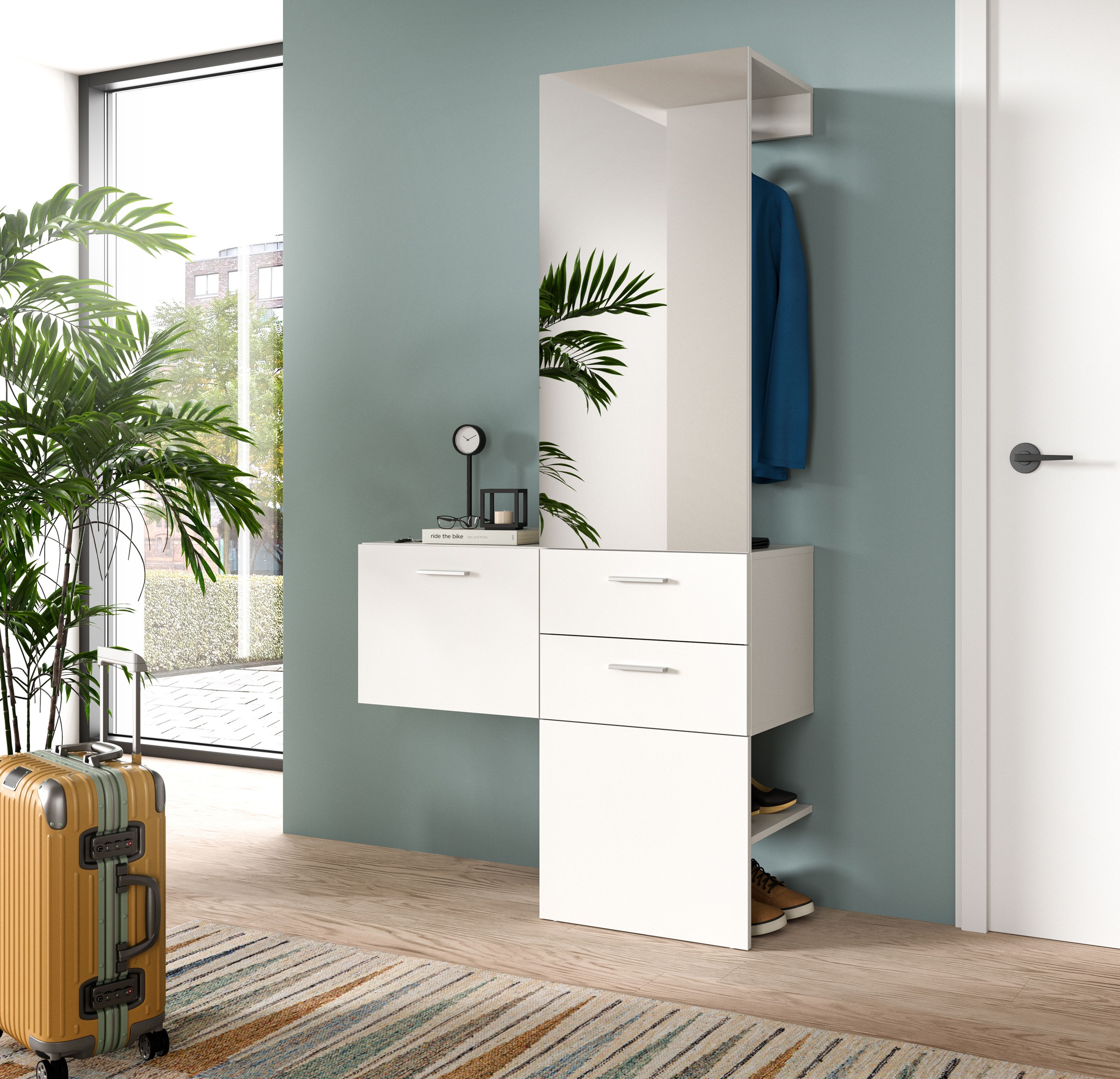 INOSIGN Garderoben-Set, (Set, 2 St.), Lumo, Garderobenset Breite: 104 cm, S günstig online kaufen