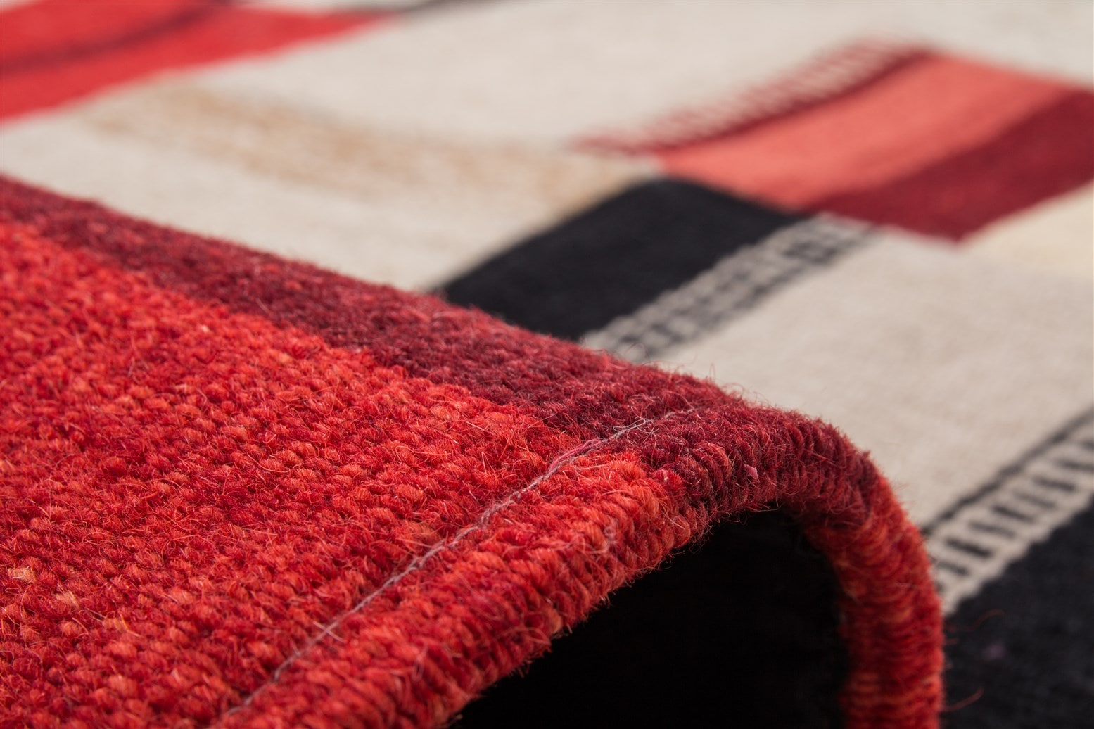 Kayoom Teppich »Radical 240«, rechteckig, 15 mm Höhe, Handgewebter Jacquard-Kilim, hochwertige Materialmischung