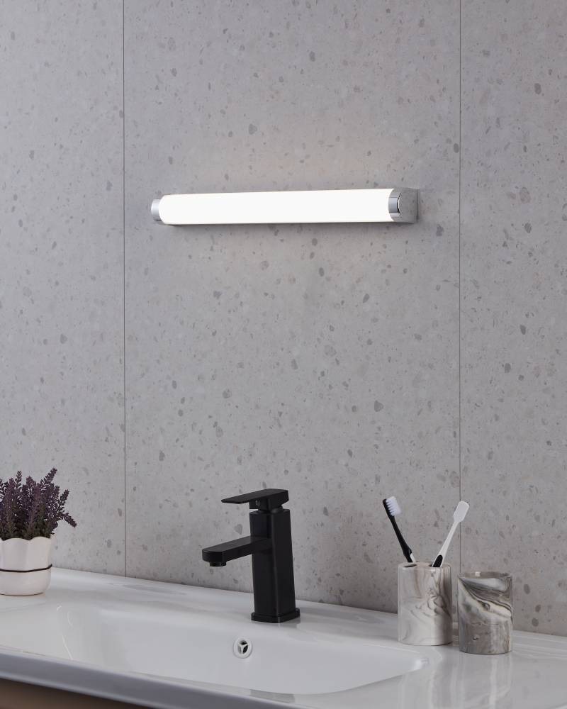 EGLO Deckenleuchte »TRAGACETE 1« in silber und chrom aus Kunststoff, Stahl / inkl. LED fest integriert - 7,5 Watt - Neutralweiß 