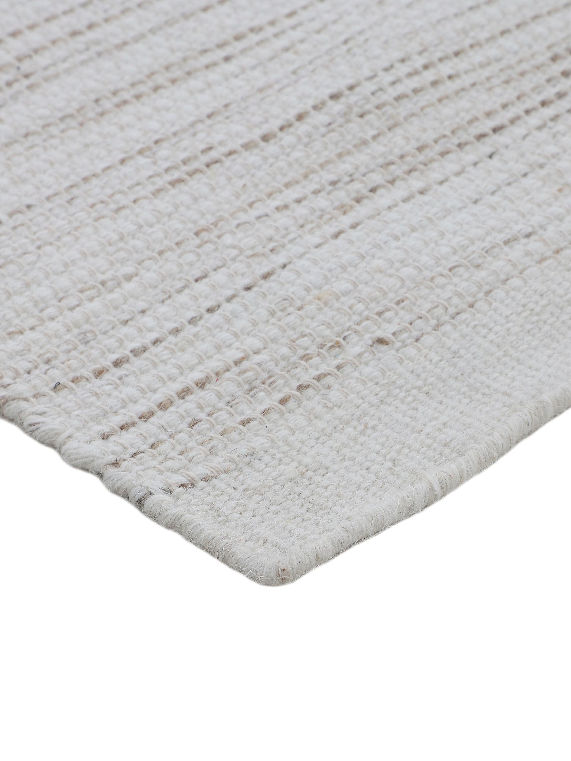 carpetfine Wollteppich »Mona«, rechteckig, 5 mm Höhe, Wolle, Wendeteppich aus Wolle/Baumwolle, Wohnzimmer
