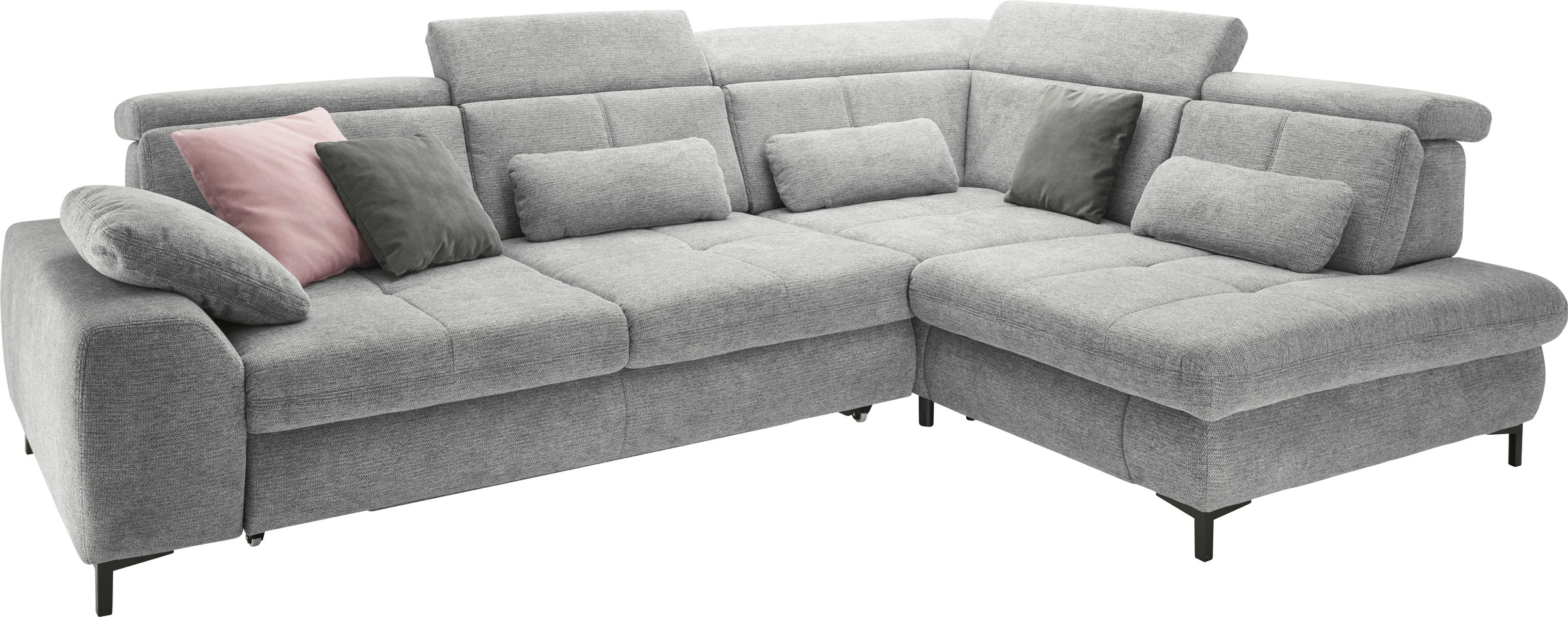 Thumbnail - set one by Musterring Ecksofa "SO 3400 Sitzhöhe 47cm oder 49cm, Sitztiefe verstellbar, B/T 317/220 cm", Kaltschaumpolste...