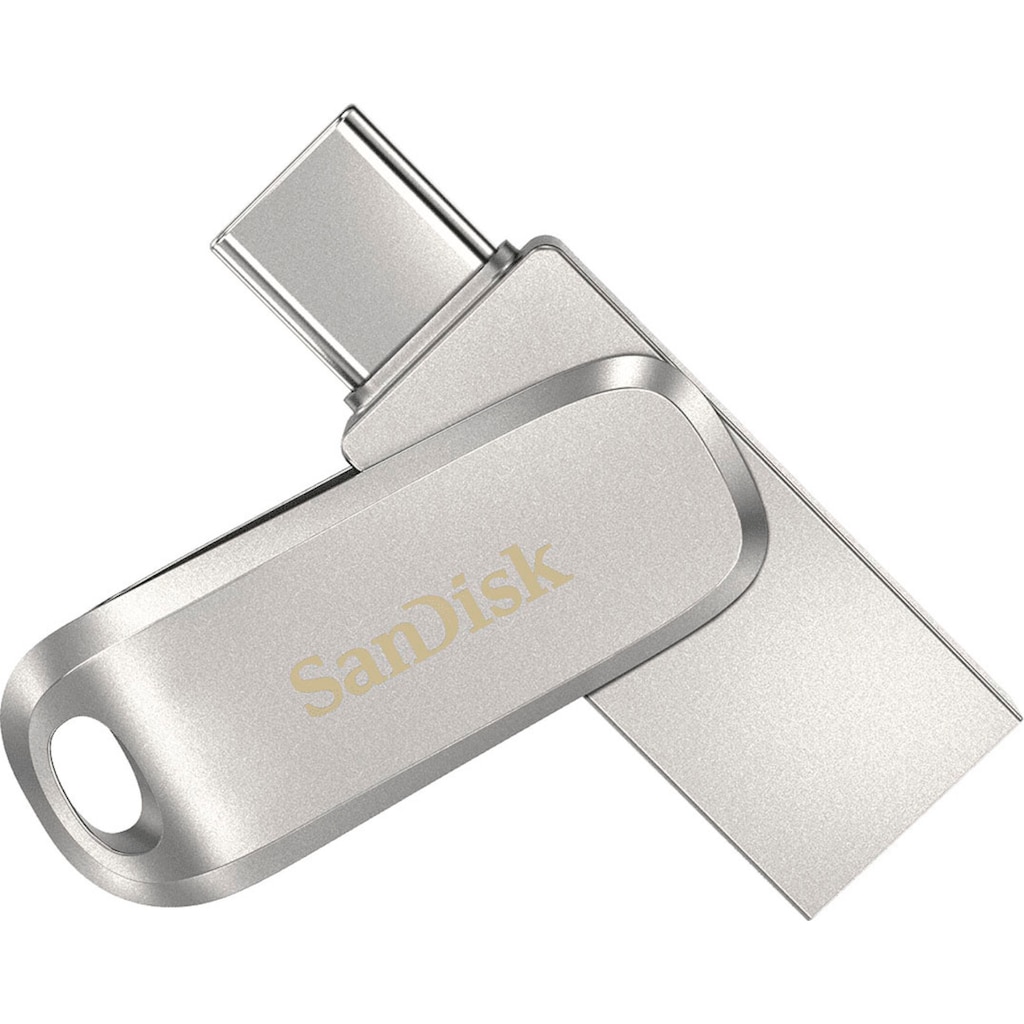 Sandisk USB-Stick »Ultra® Dual Drive Luxe USB Type-C™ 256 GB«, (USB 3.1 Lesegeschwindigkeit 150 MB/s)