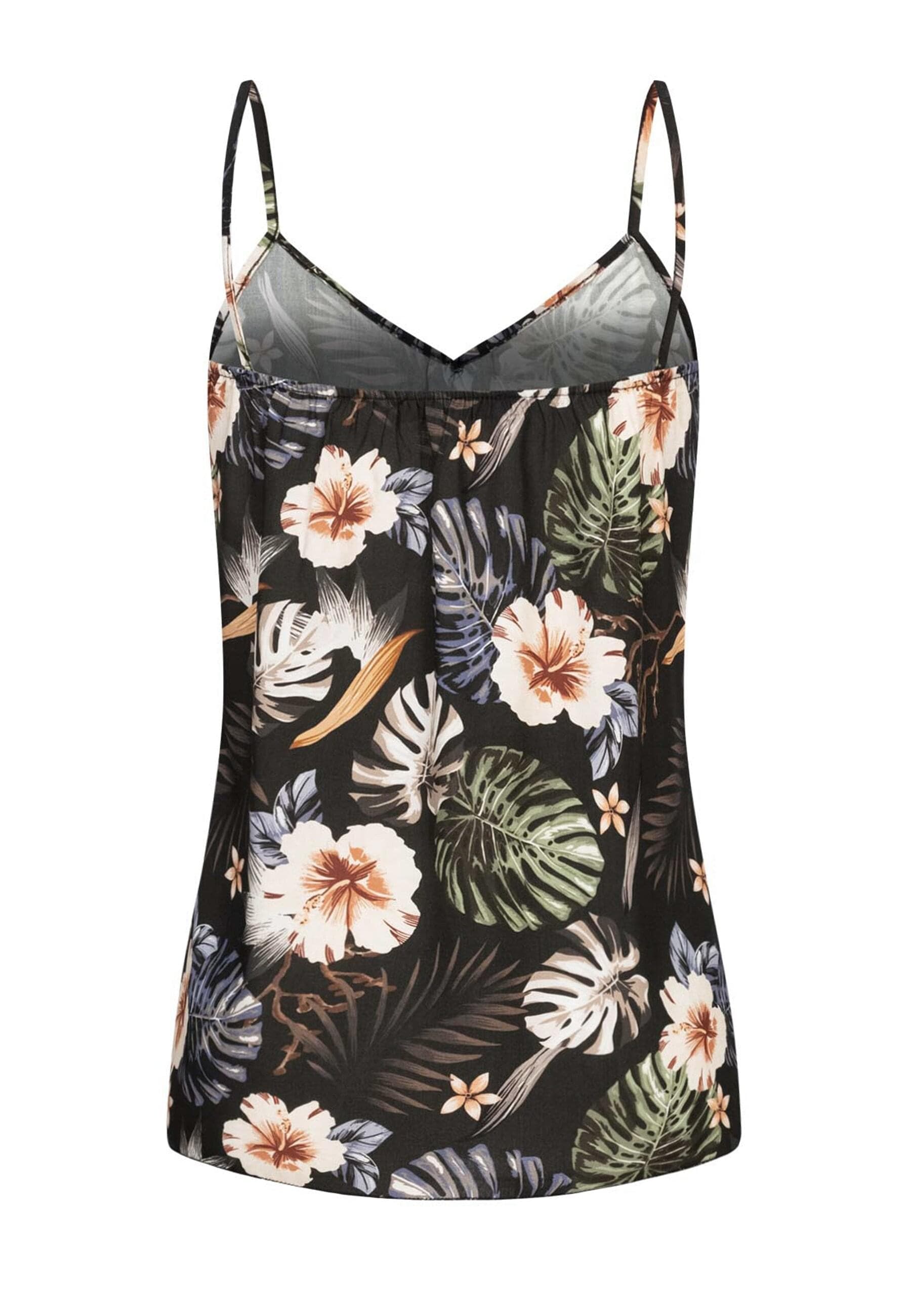 CLOUD 5IVE Shirtkleid »CLOUD 5IVE Viskose Träger Top mit Tropical Print«, (1 tlg.)