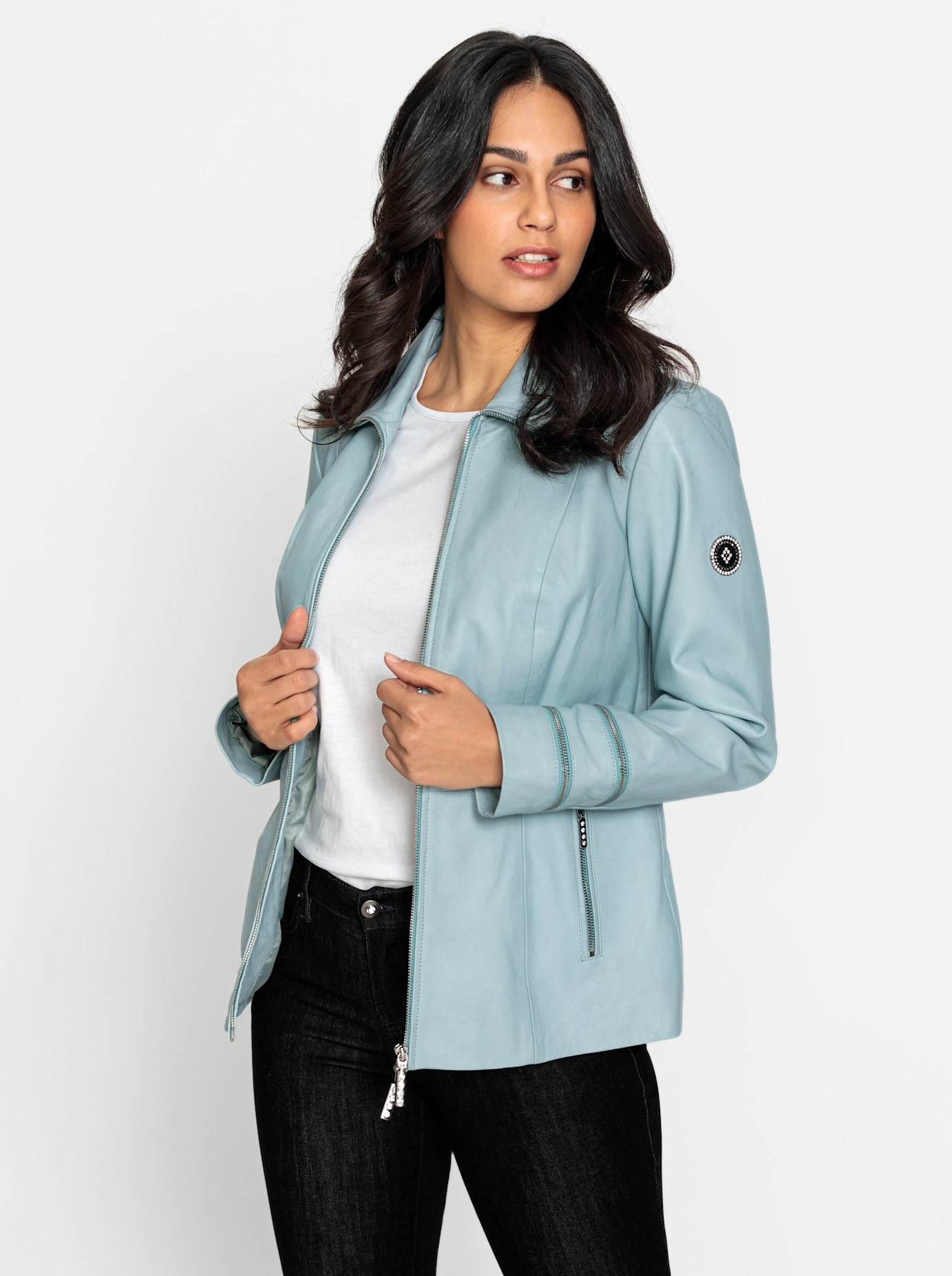 Inspirationen Lederjacke, ohne Kapuze