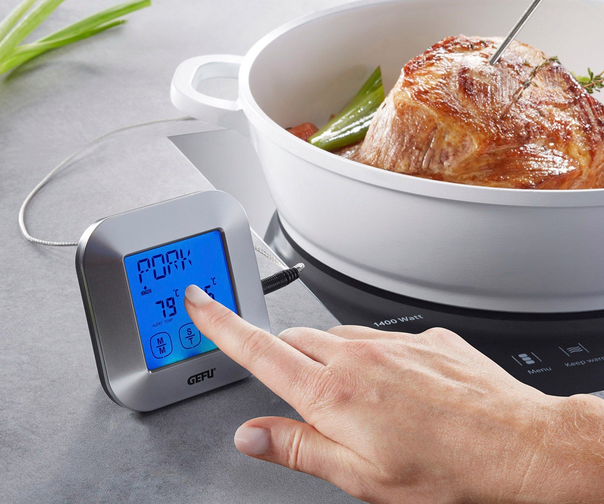 Thumbnail - GEFU Bratenthermometer "PUNTO" digital, für Grill, Backofen und Herd