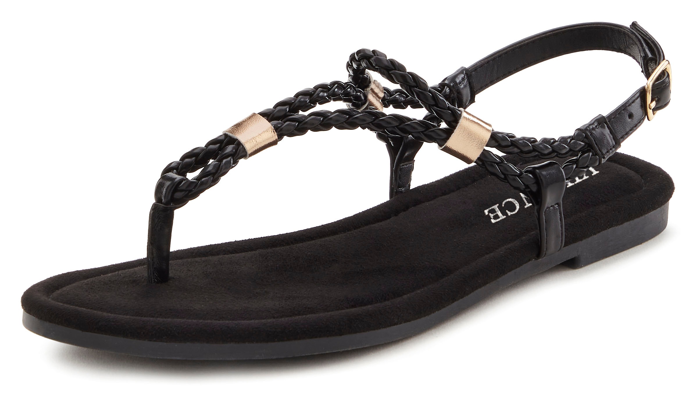 Thumbnail - Vivance Sandale "Sommerschuh" Zehentrenner, Sommerschuh, Sandalette mit raffinierten Riemchen