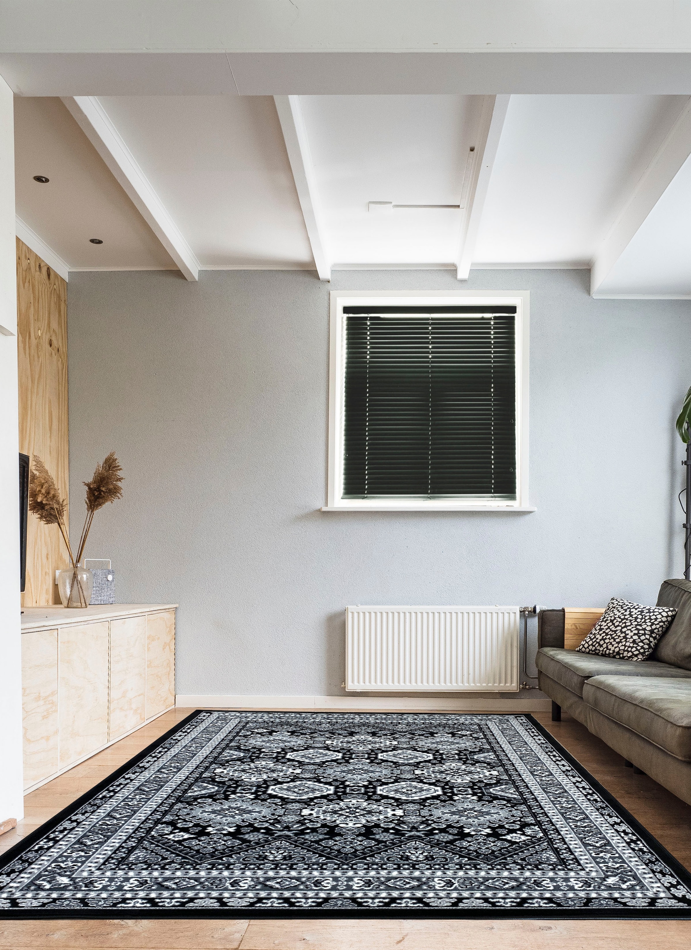 my home Teppich Bordüre, | mit BAUR Kurzflor, elegant, »Diantha«, weich kaufen pflegeleicht, rechteckig, Orient-Optik